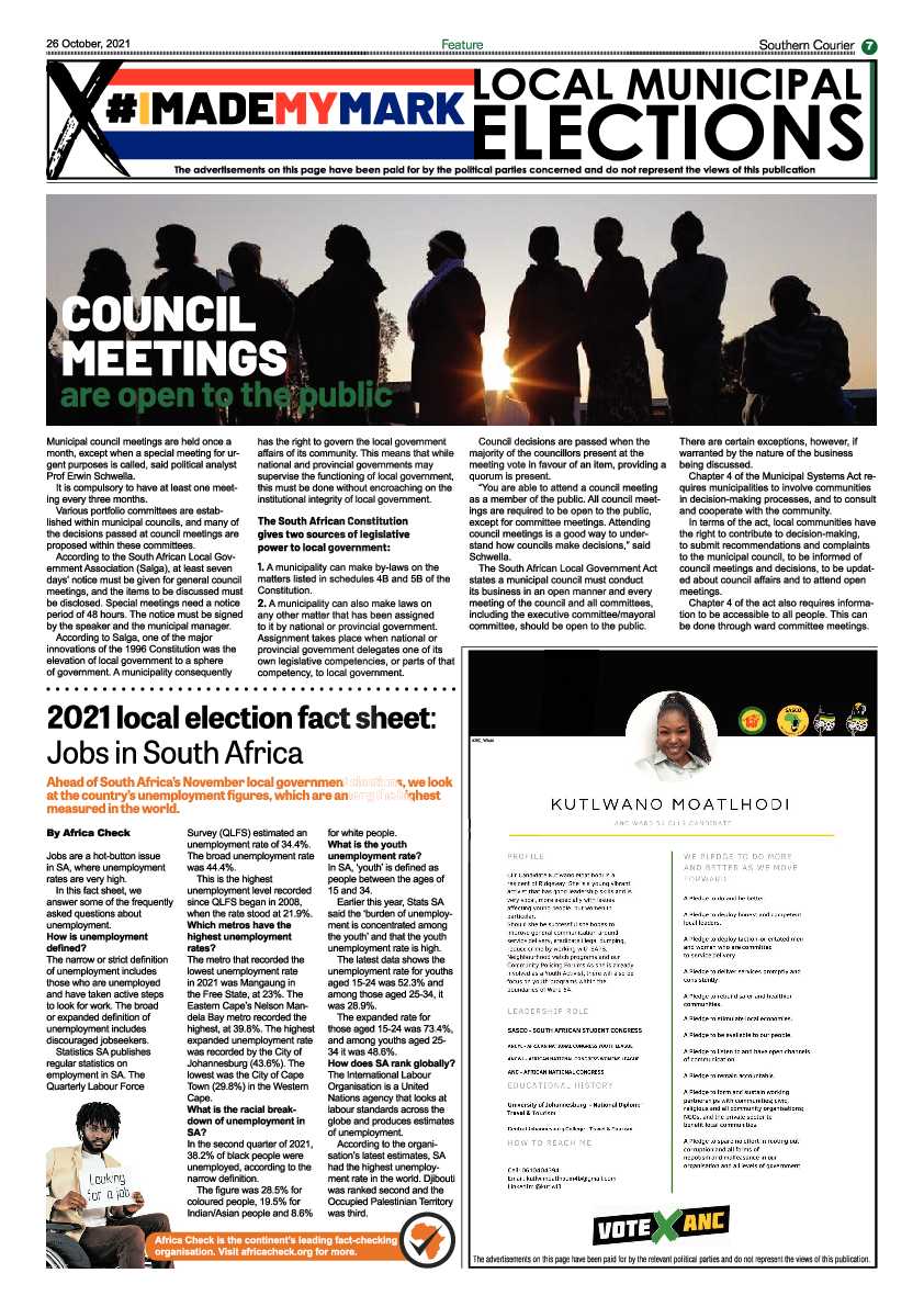 Southern Courier 26 October 2021 page 9
