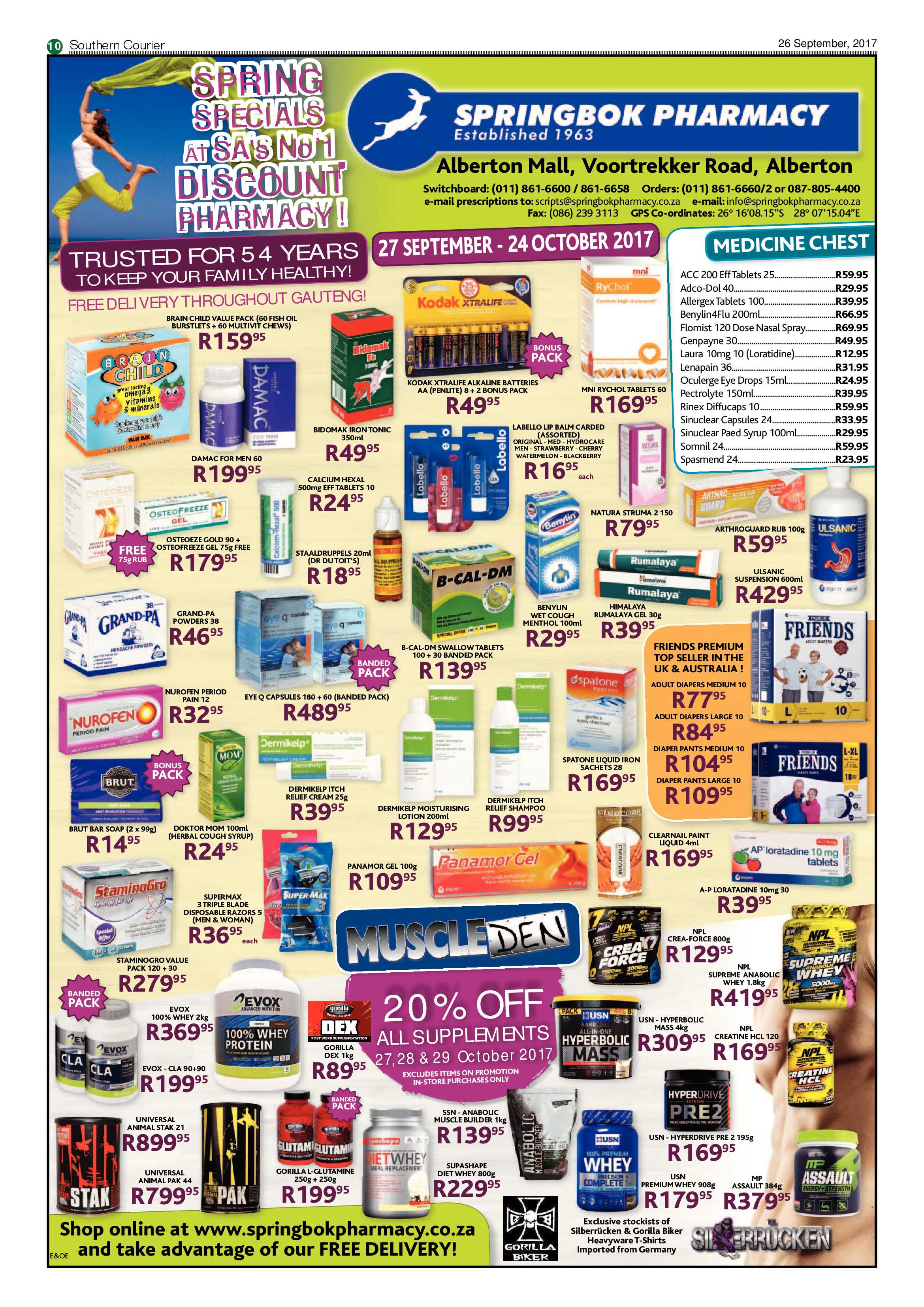 Southern Courier 26 September 2017 page 10