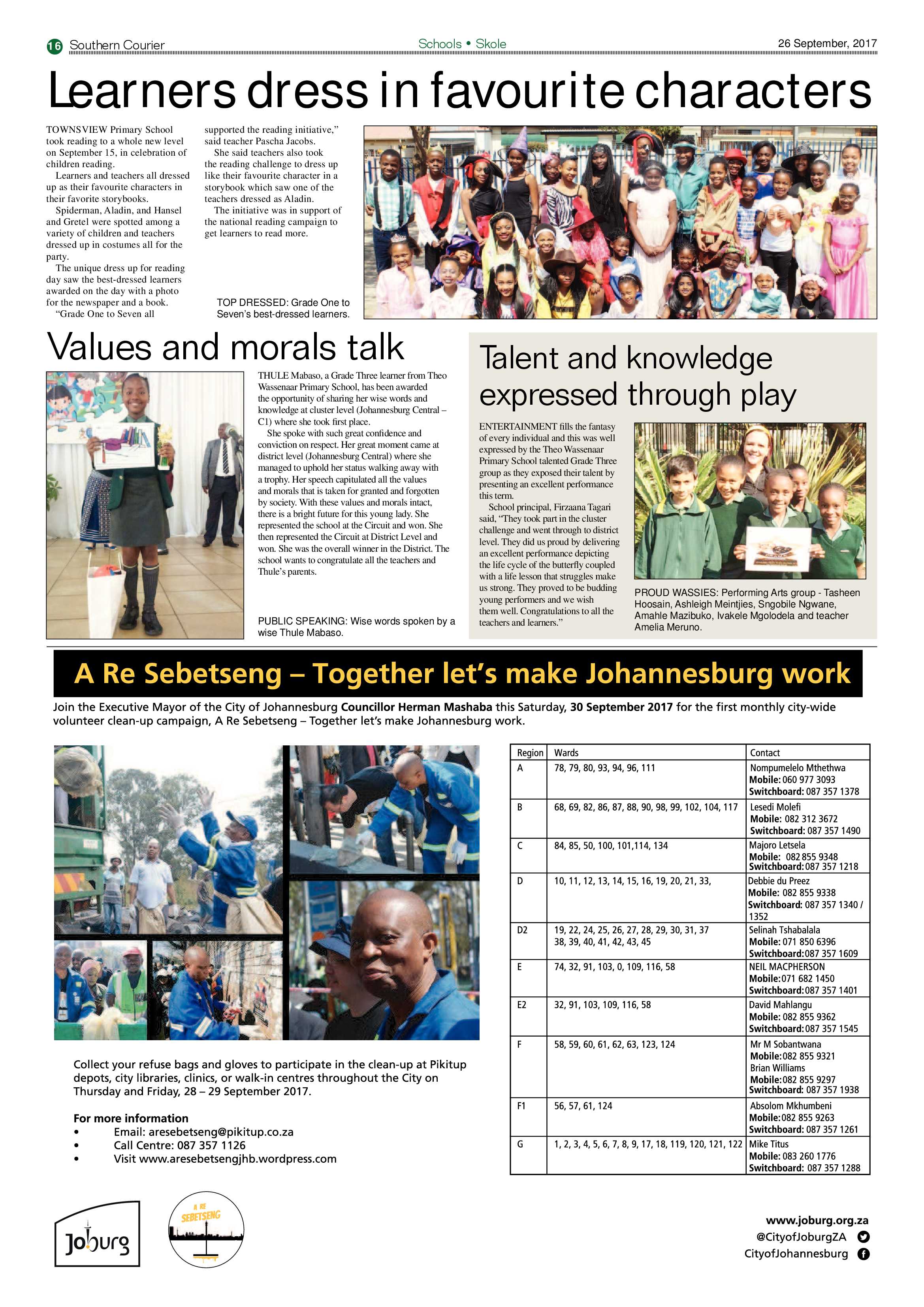 Southern Courier 26 September 2017 page 16