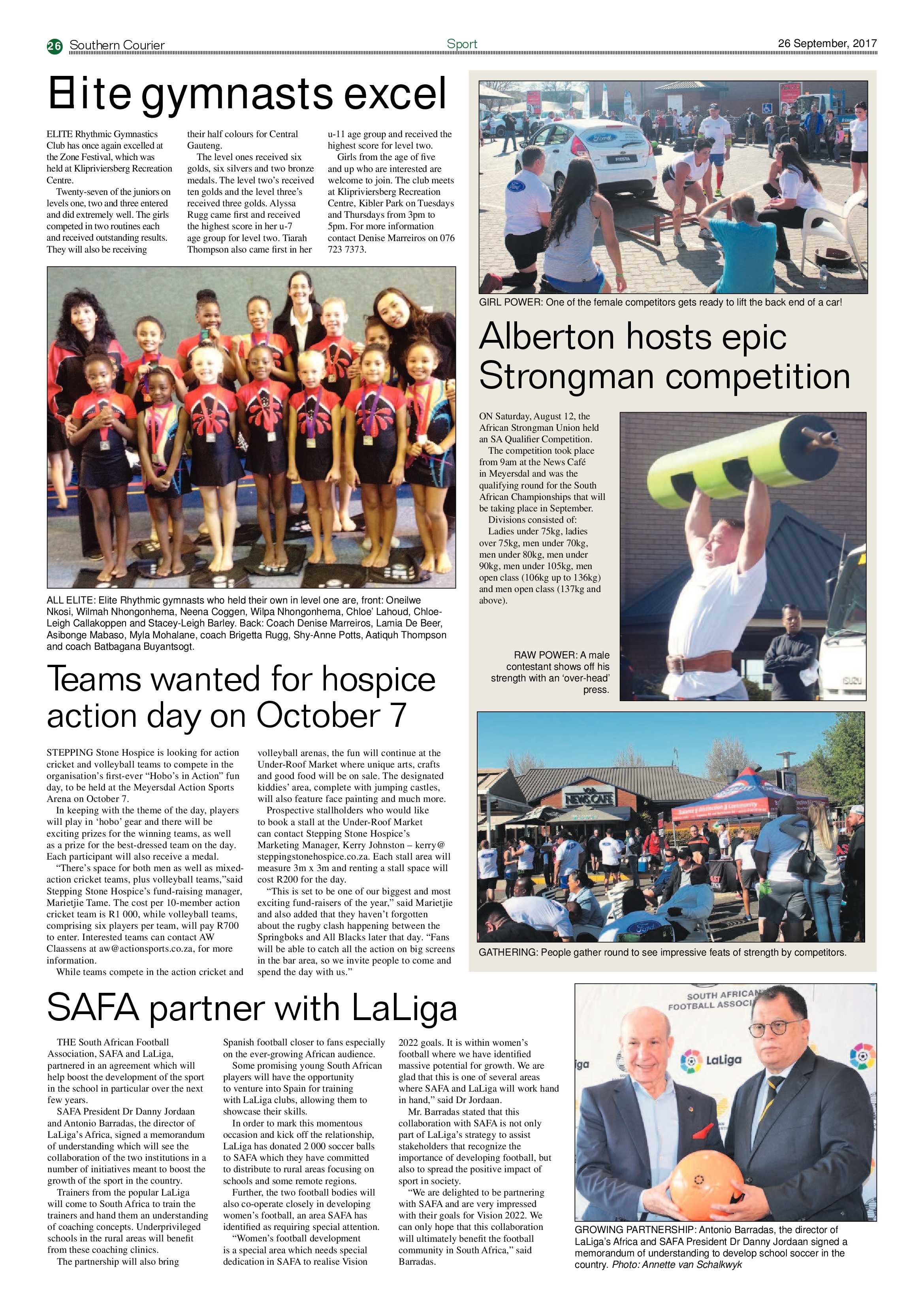 Southern Courier 26 September 2017 page 26