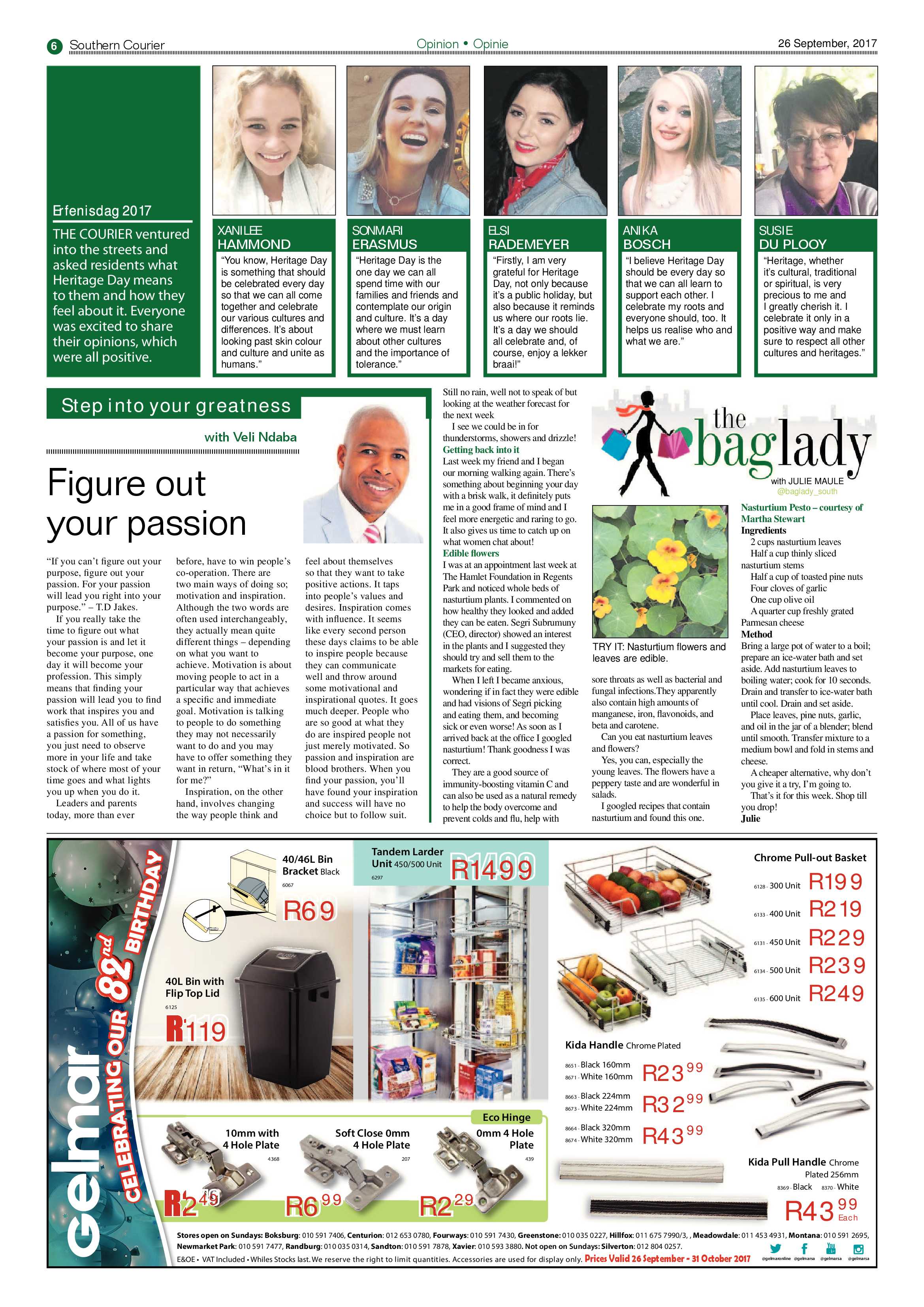Southern Courier 26 September 2017 page 6