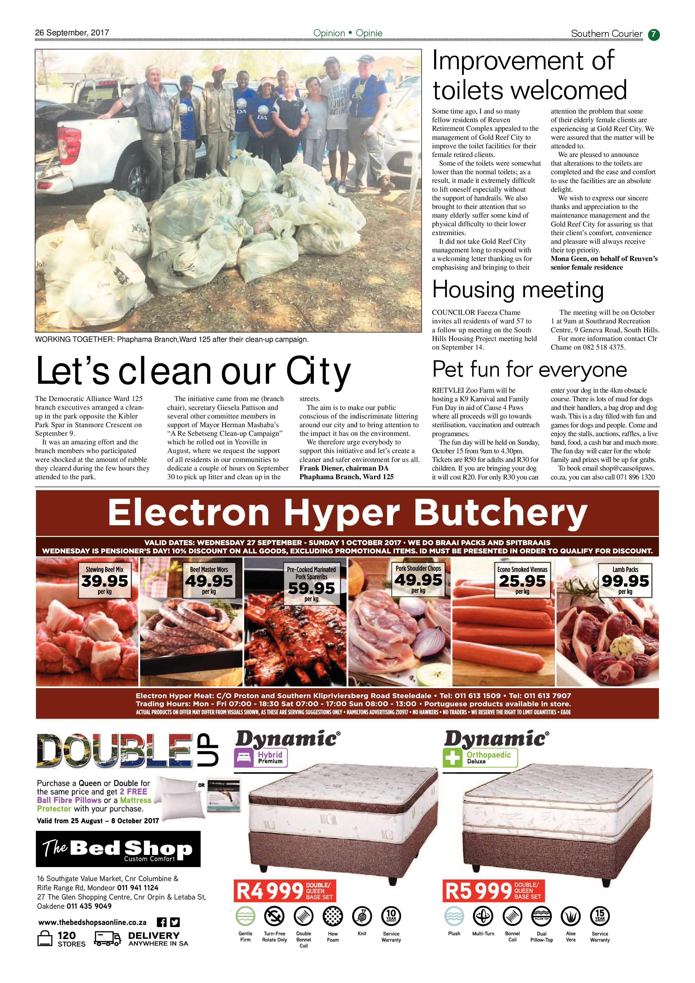 Southern Courier 26 September 2017 page 7