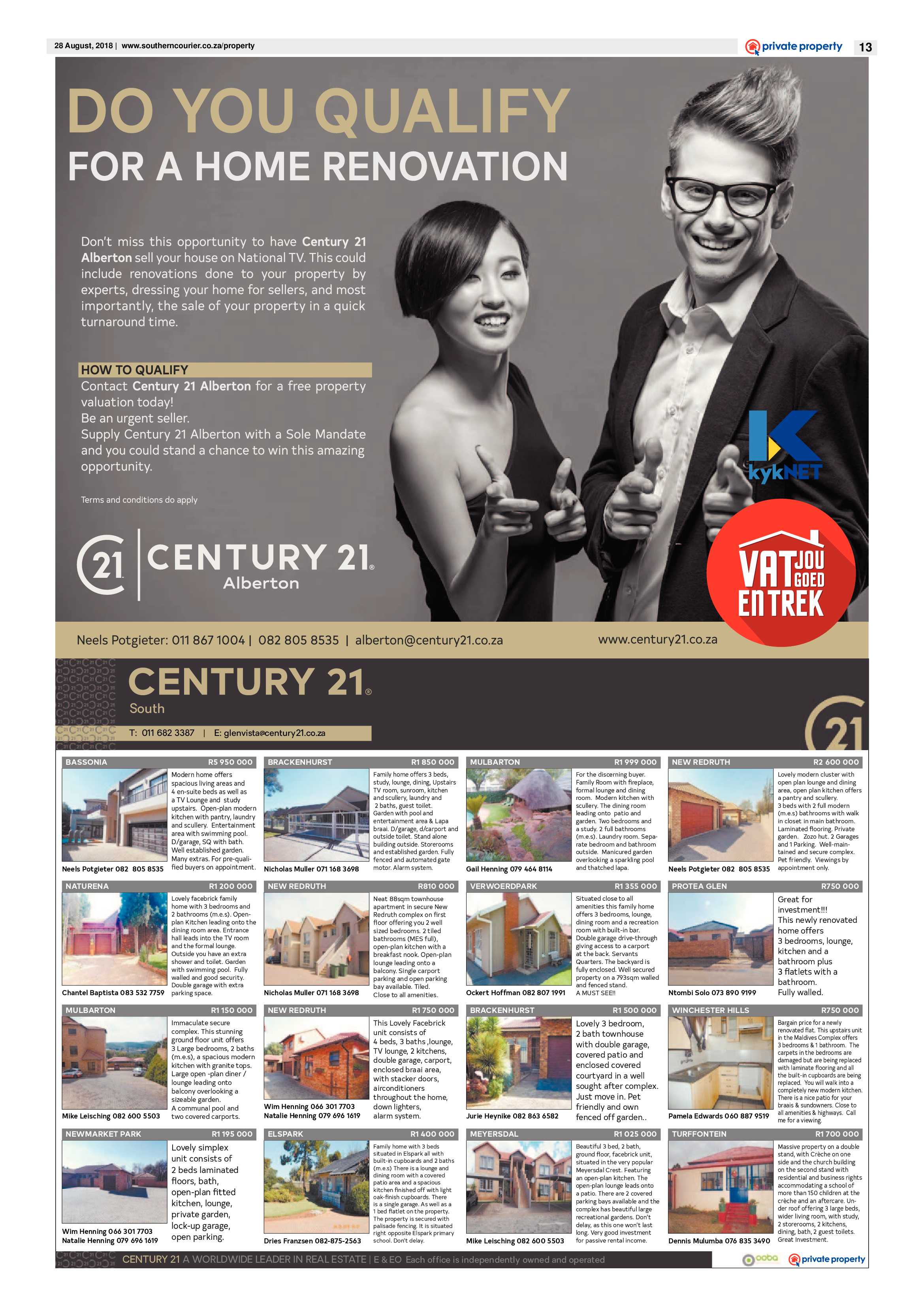 Southern Courier 28 August 2018 page 13