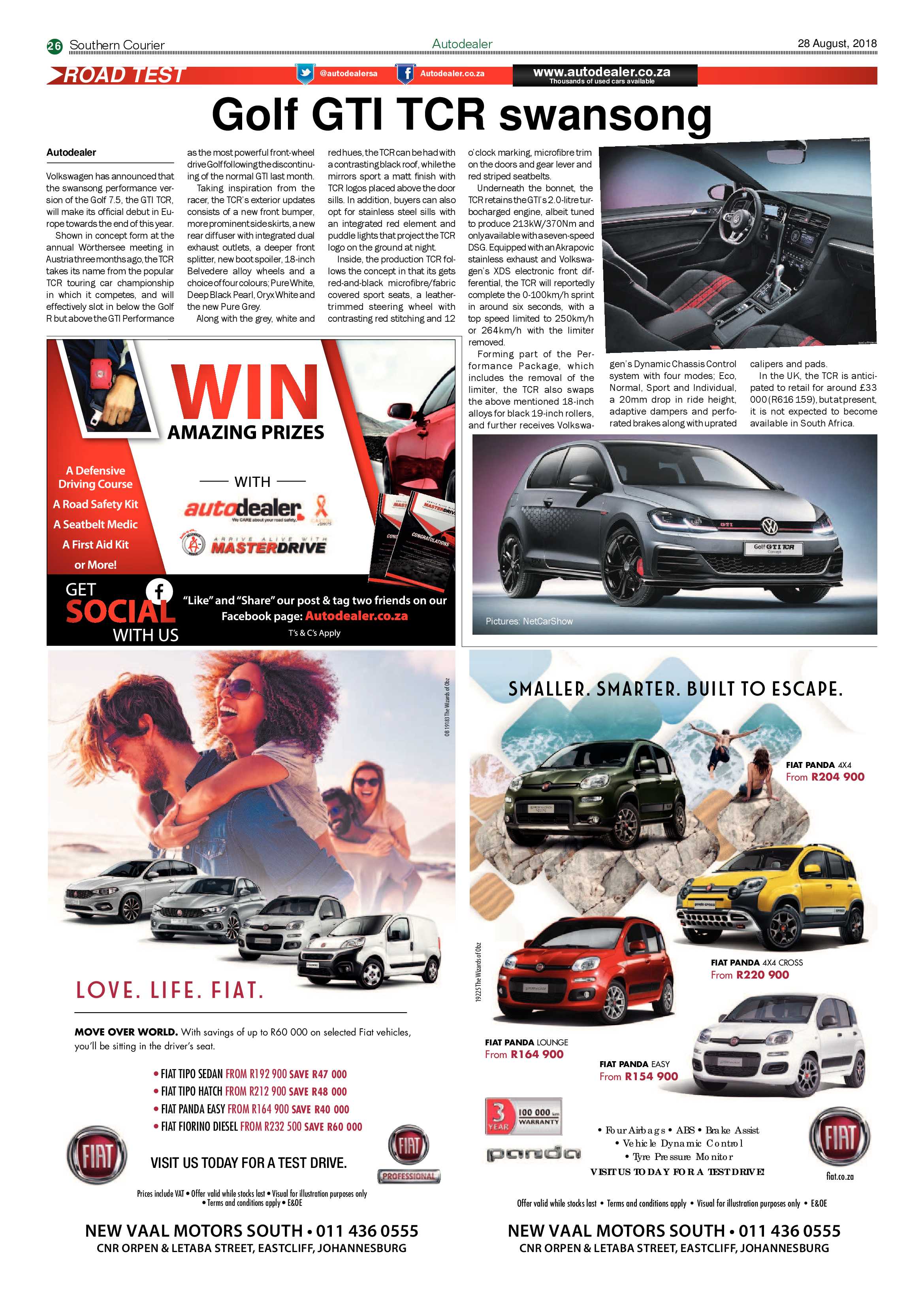 Southern Courier 28 August 2018 page 26