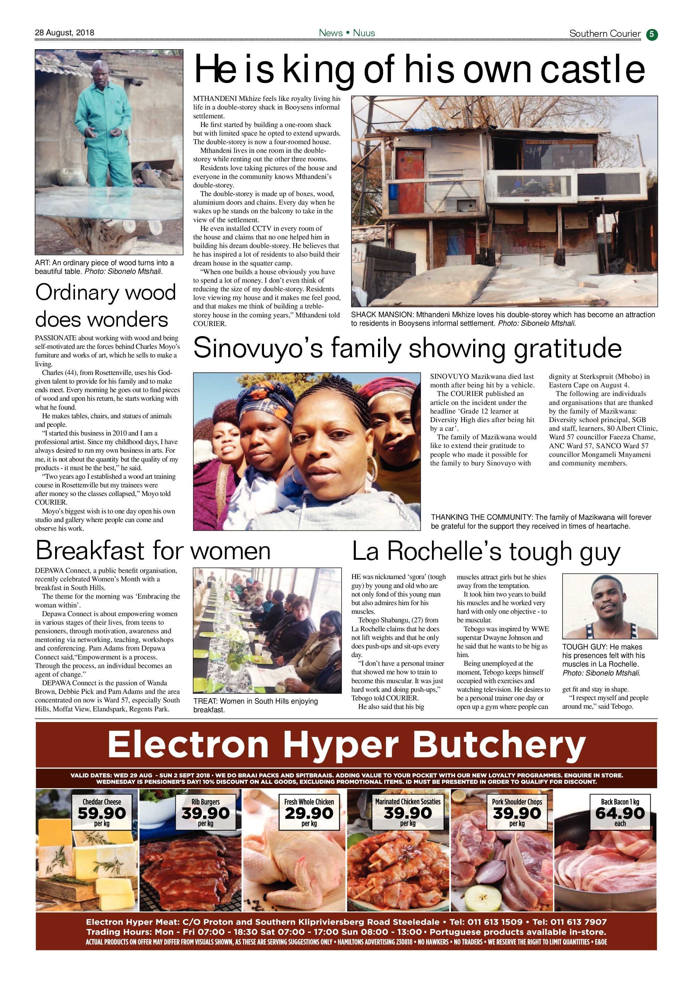 Southern Courier 28 August 2018 page 5