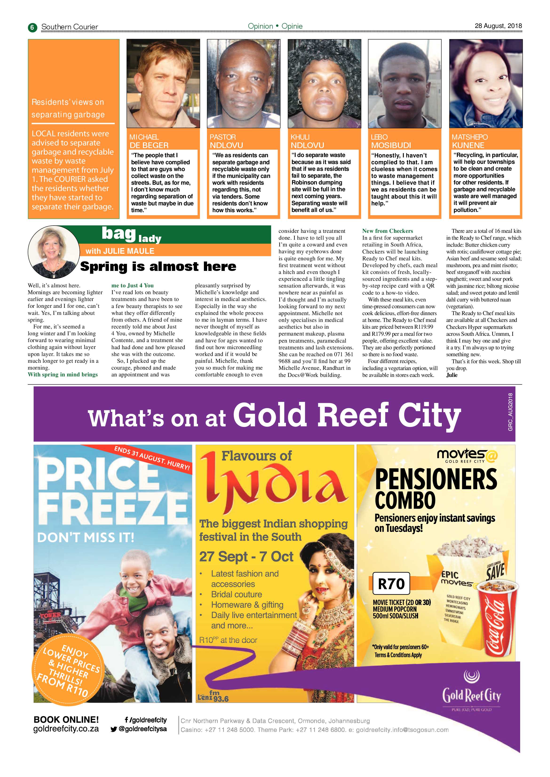 Southern Courier 28 August 2018 page 6