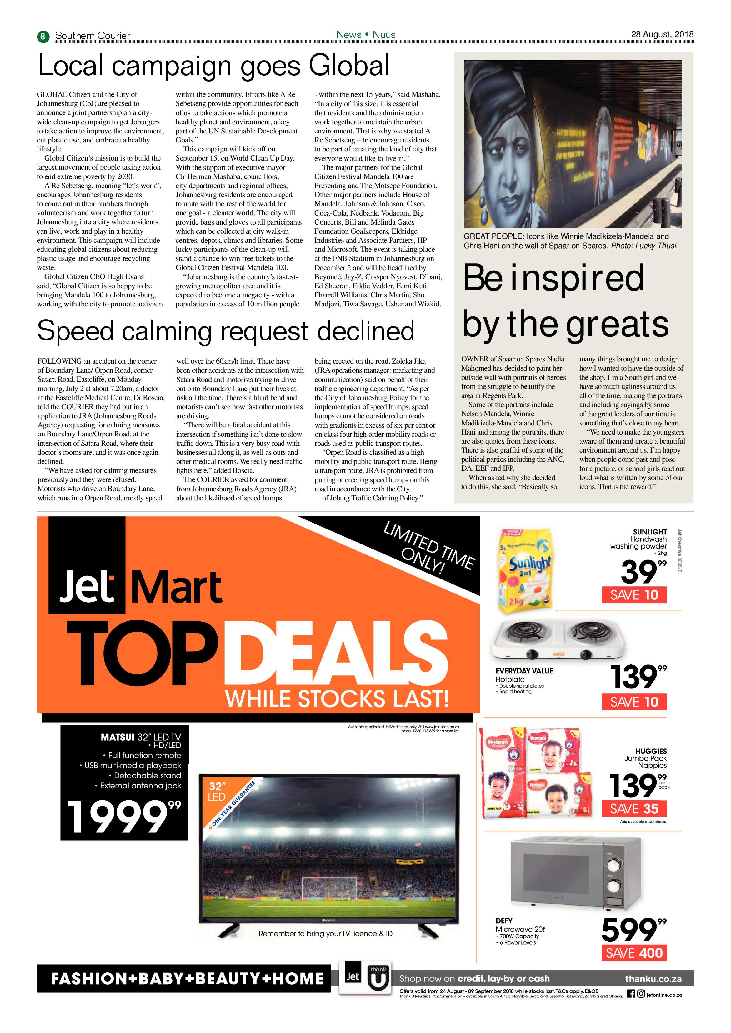 Southern Courier 28 August 2018 page 8