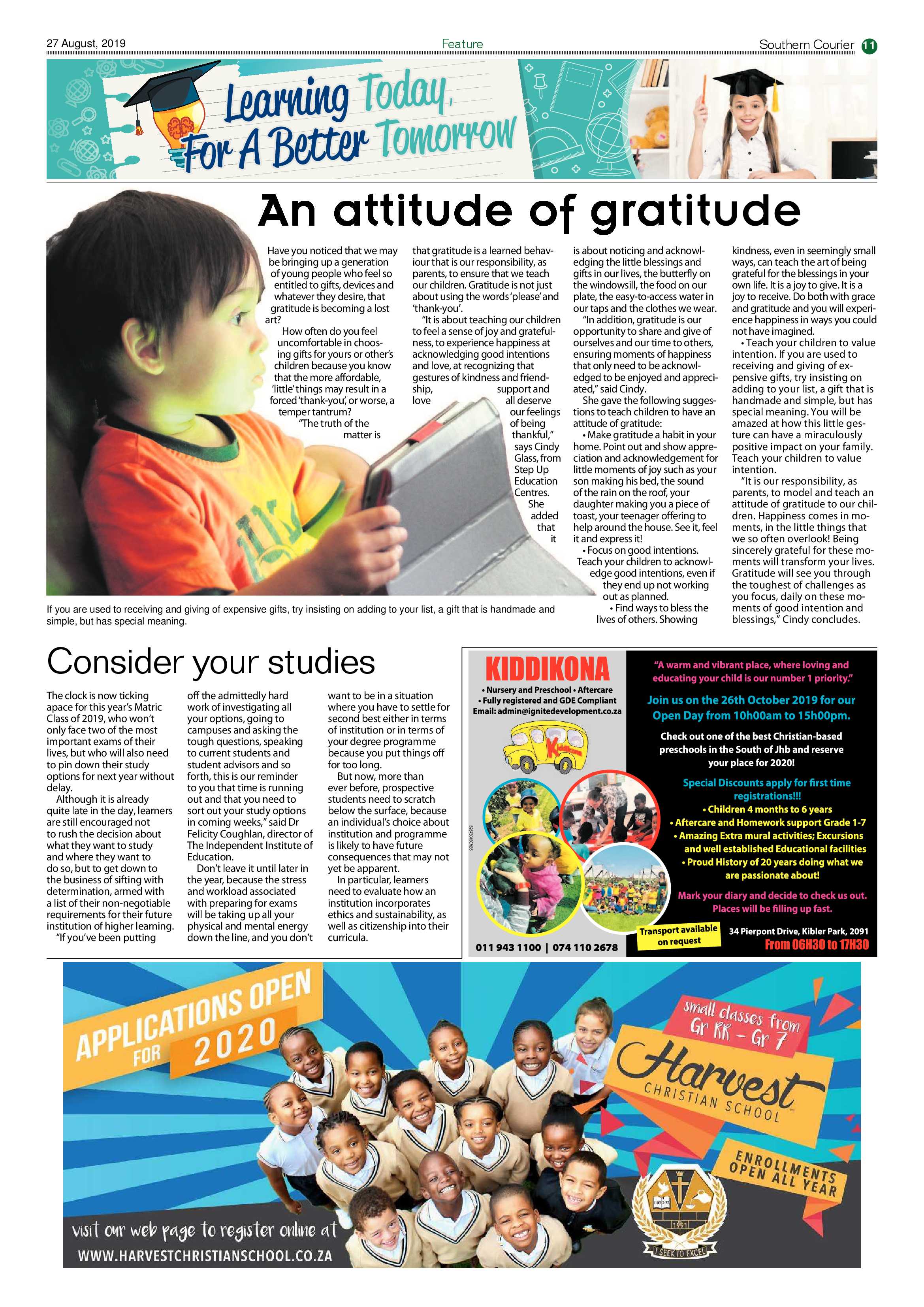 Southern Courier 27 August 2019 page 11