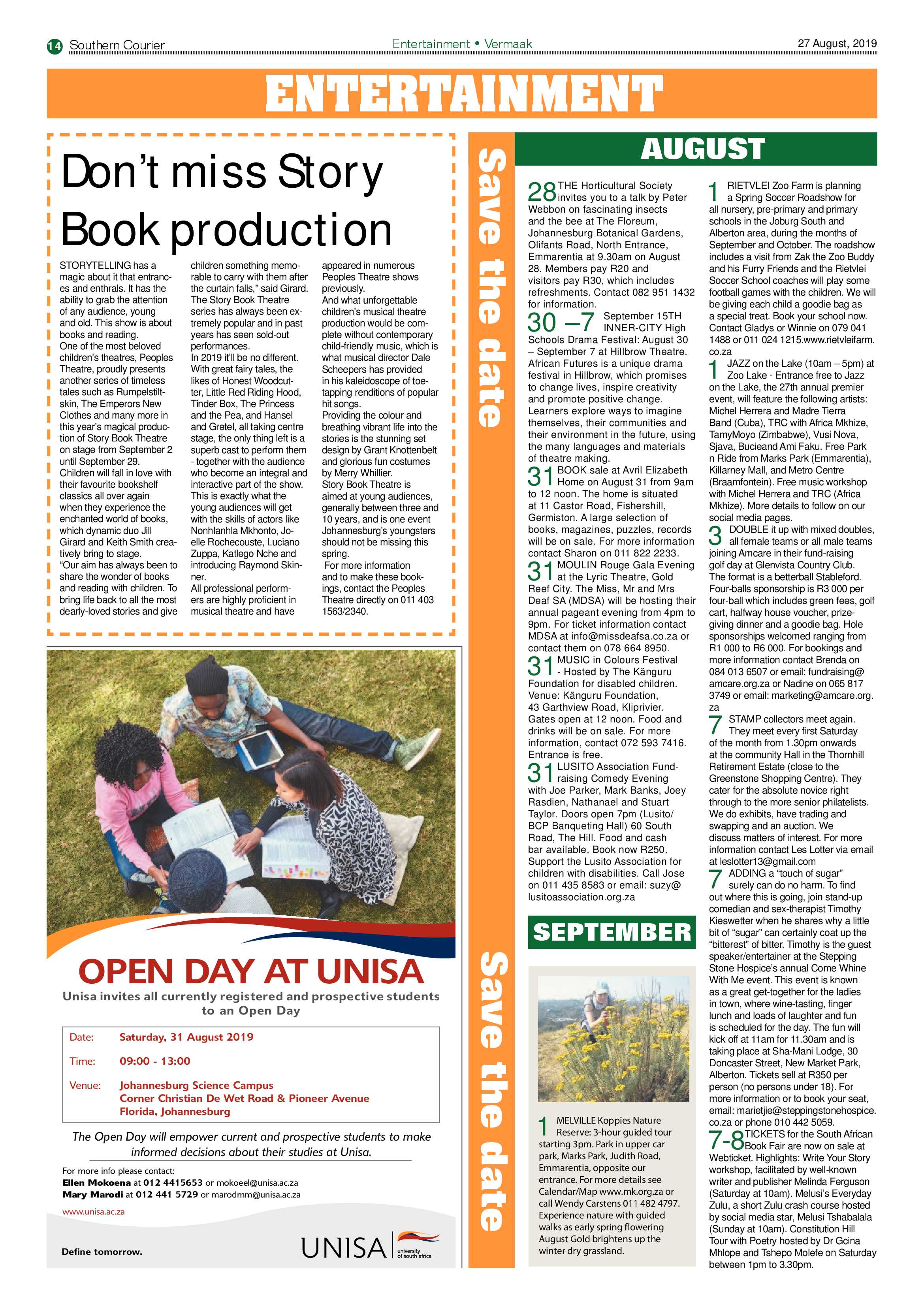 Southern Courier 27 August 2019 page 14