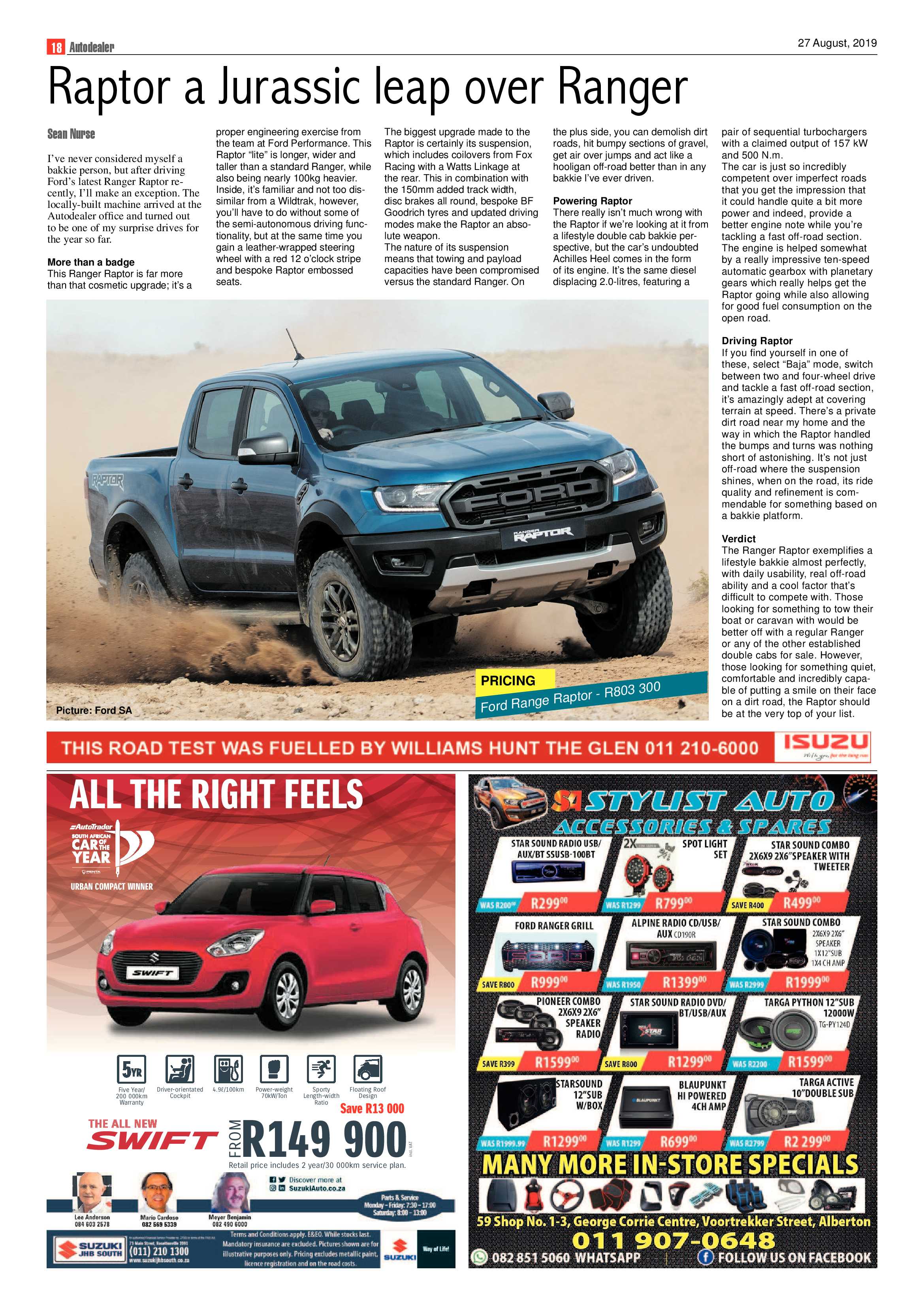 Southern Courier 27 August 2019 page 18