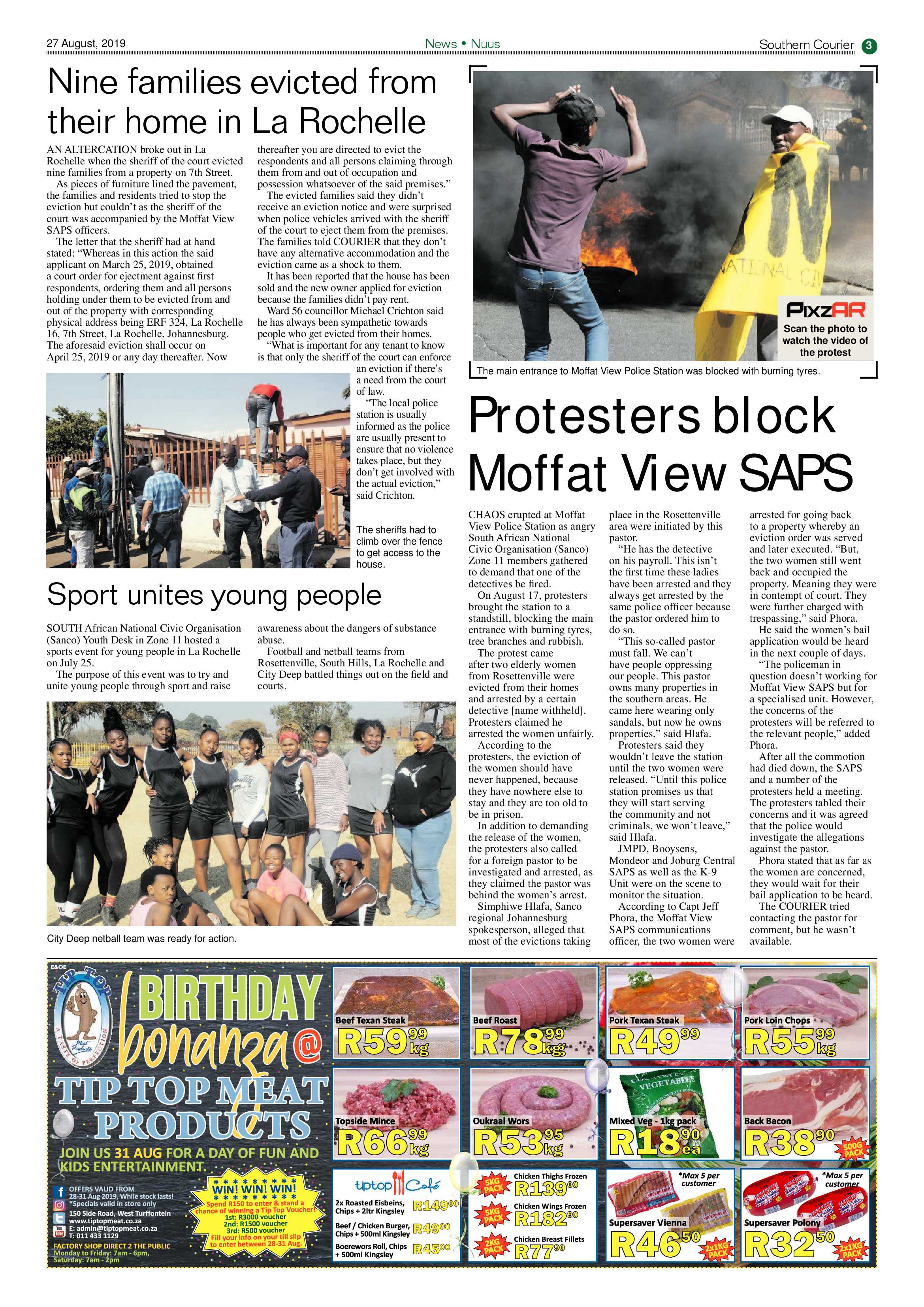 Southern Courier 27 August 2019 page 3