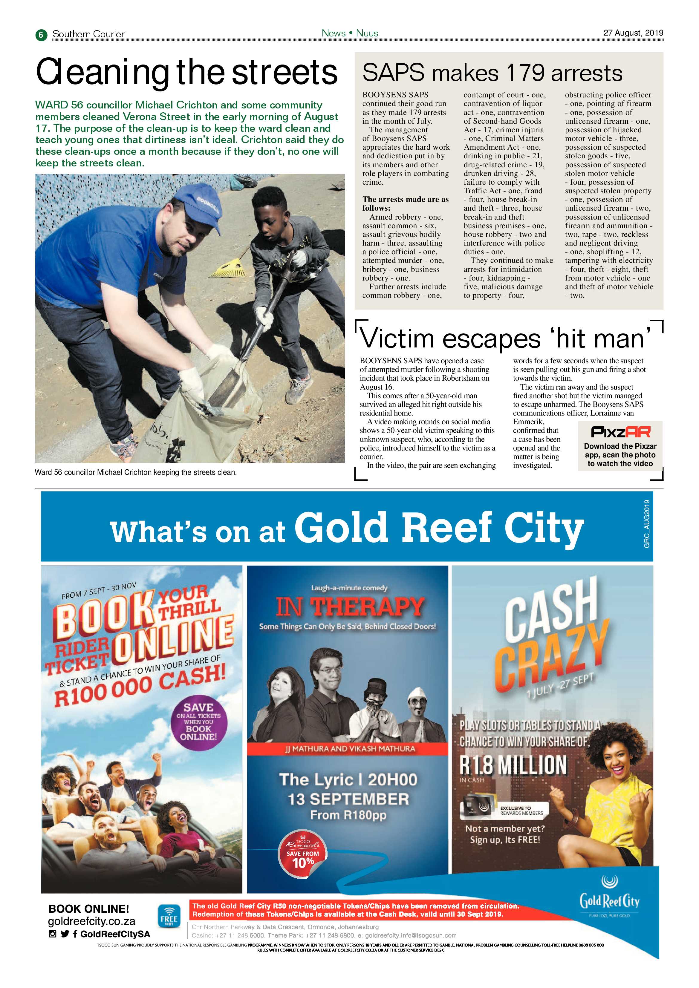Southern Courier 27 August 2019 page 6