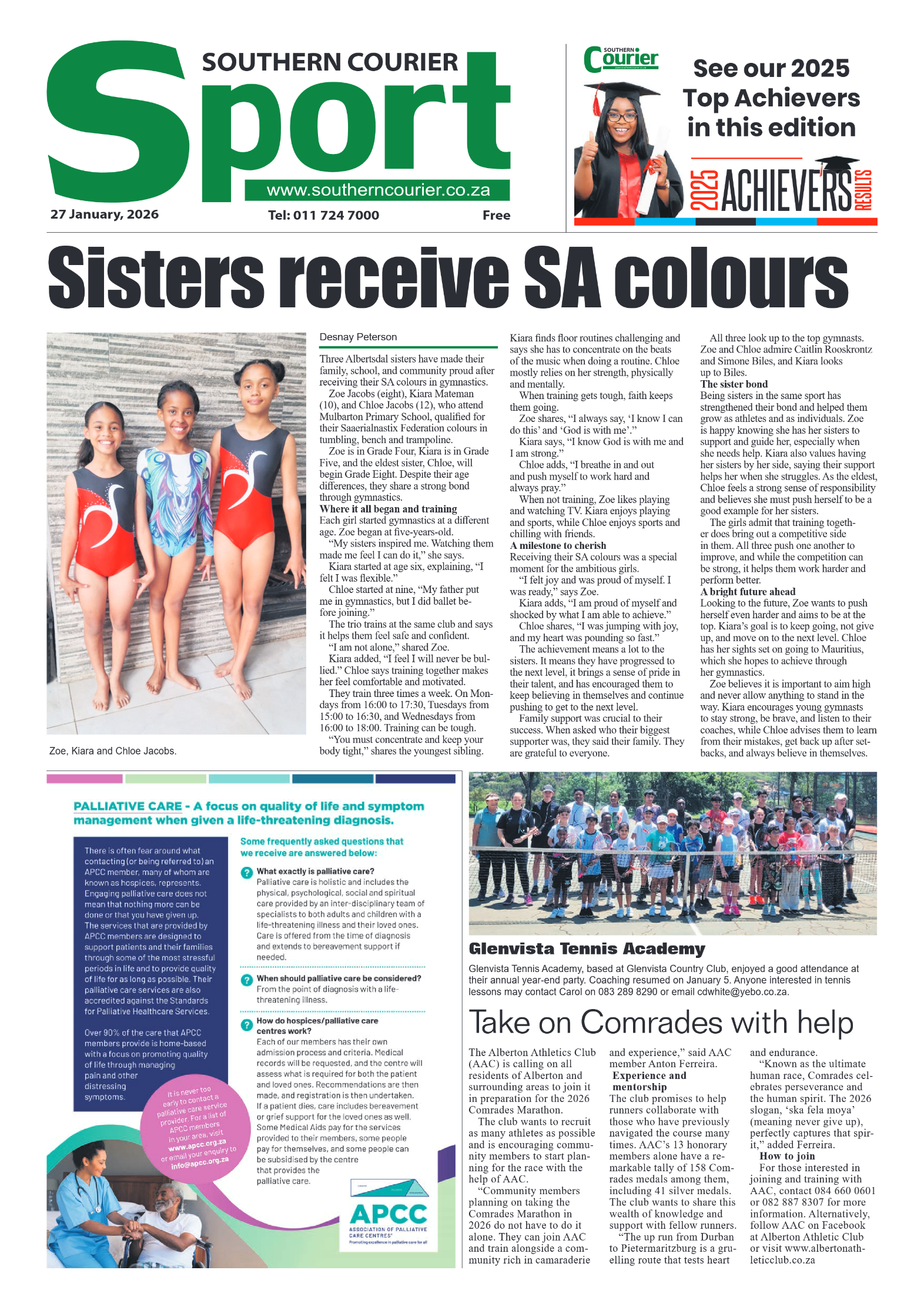 Southern Courier 27 January 2026 page 8