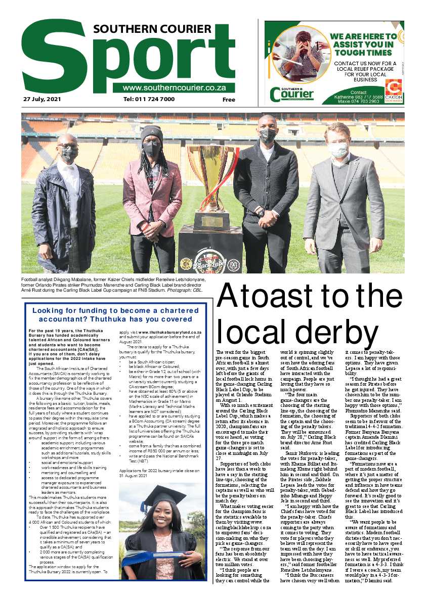 Southern Courier 27 July 2021 page 15