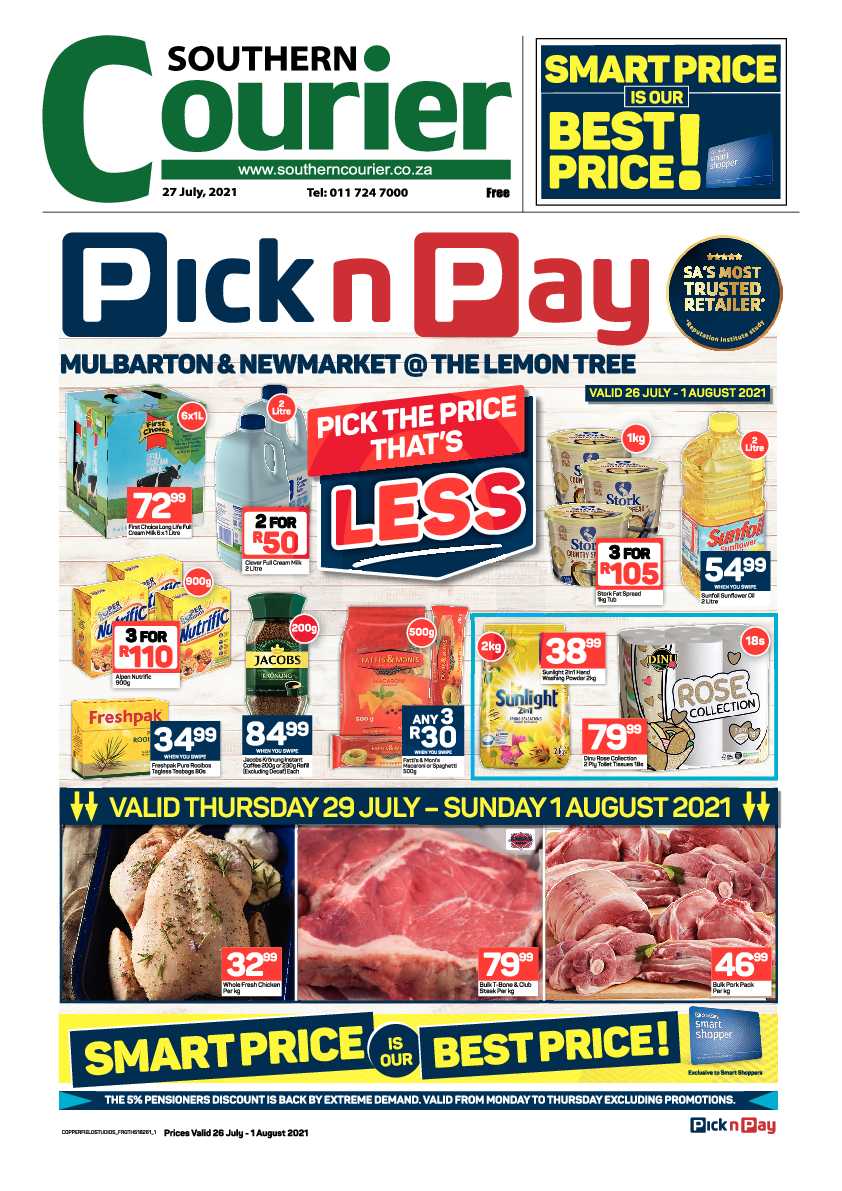 Southern Courier 27 July 2021 page 2