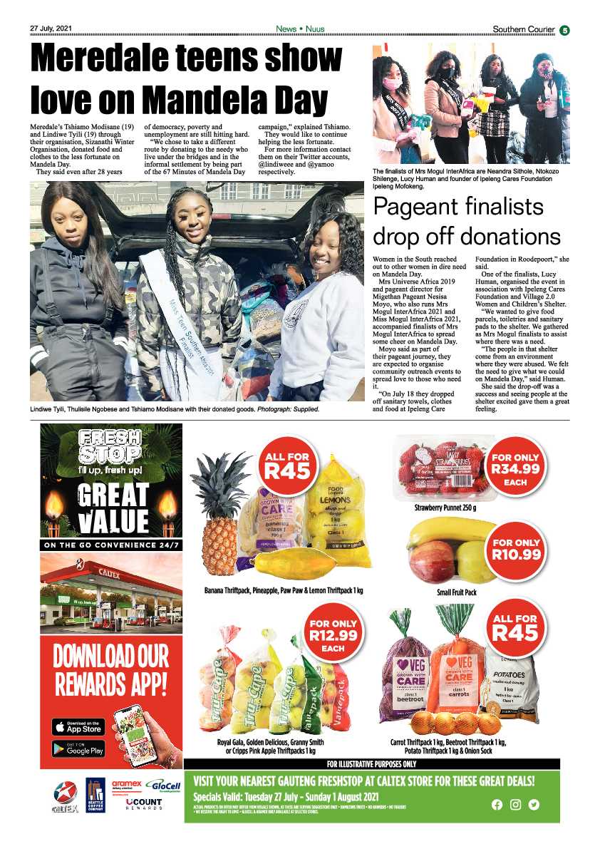 Southern Courier 27 July 2021 page 23