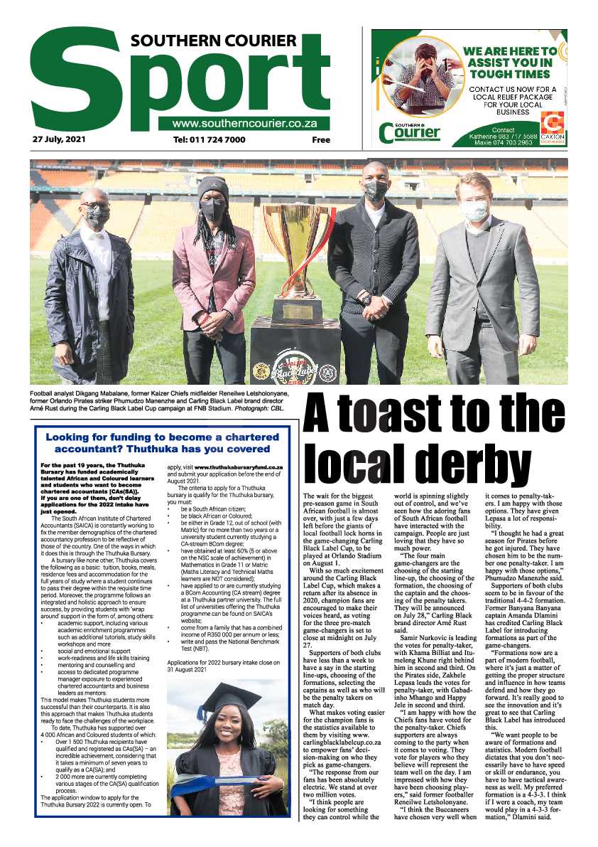 Southern Courier 27 July 2021 page 30