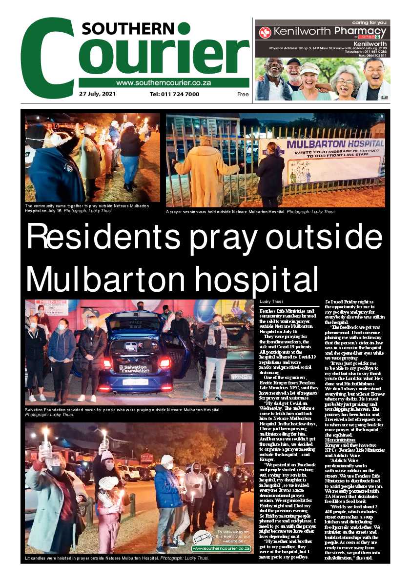 Southern Courier 27 July 2021 page 4
