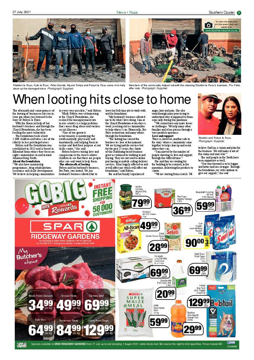Southern Courier 27 July 2021 page 6