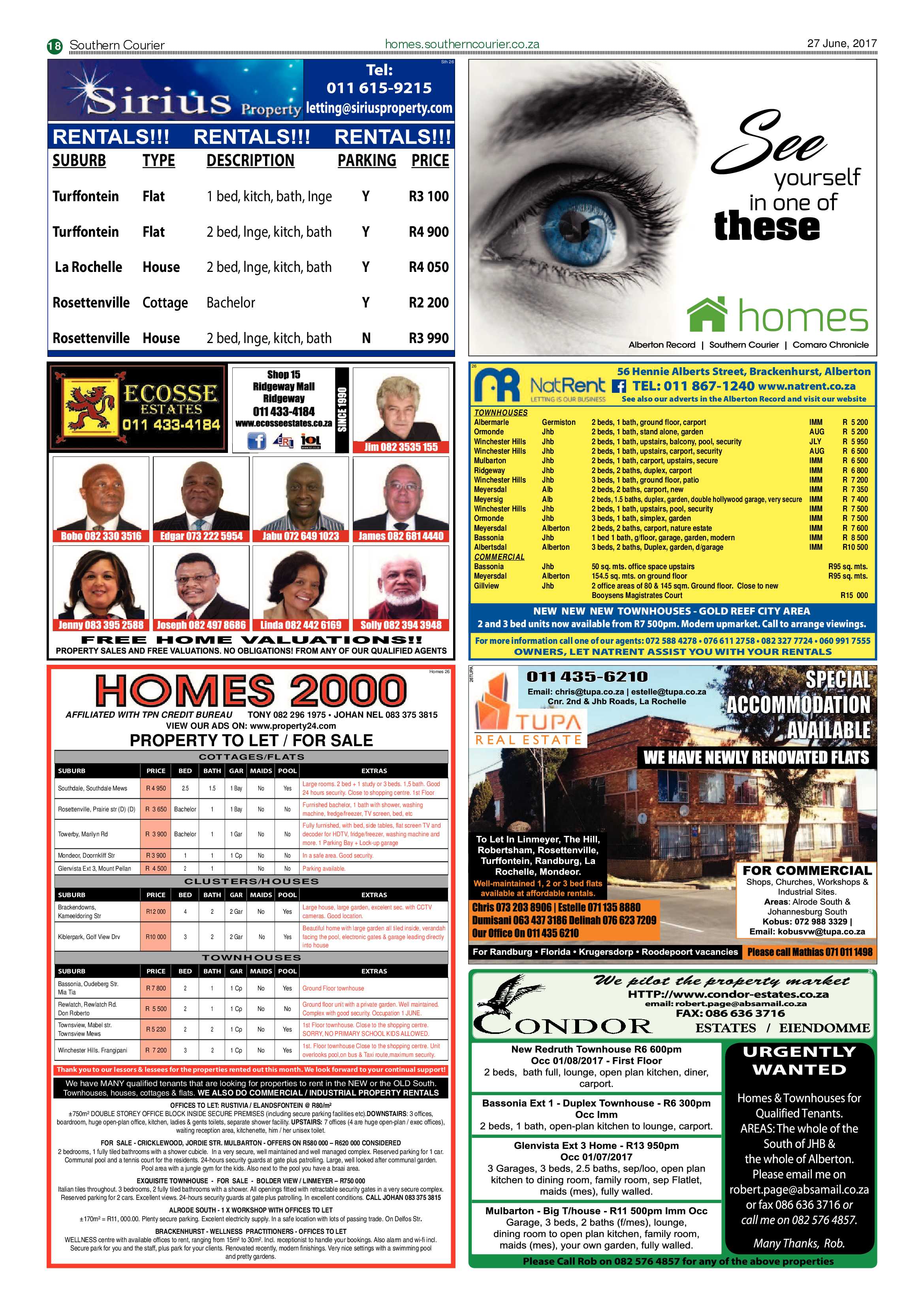 Southern Courier 27 June 2017 page 18