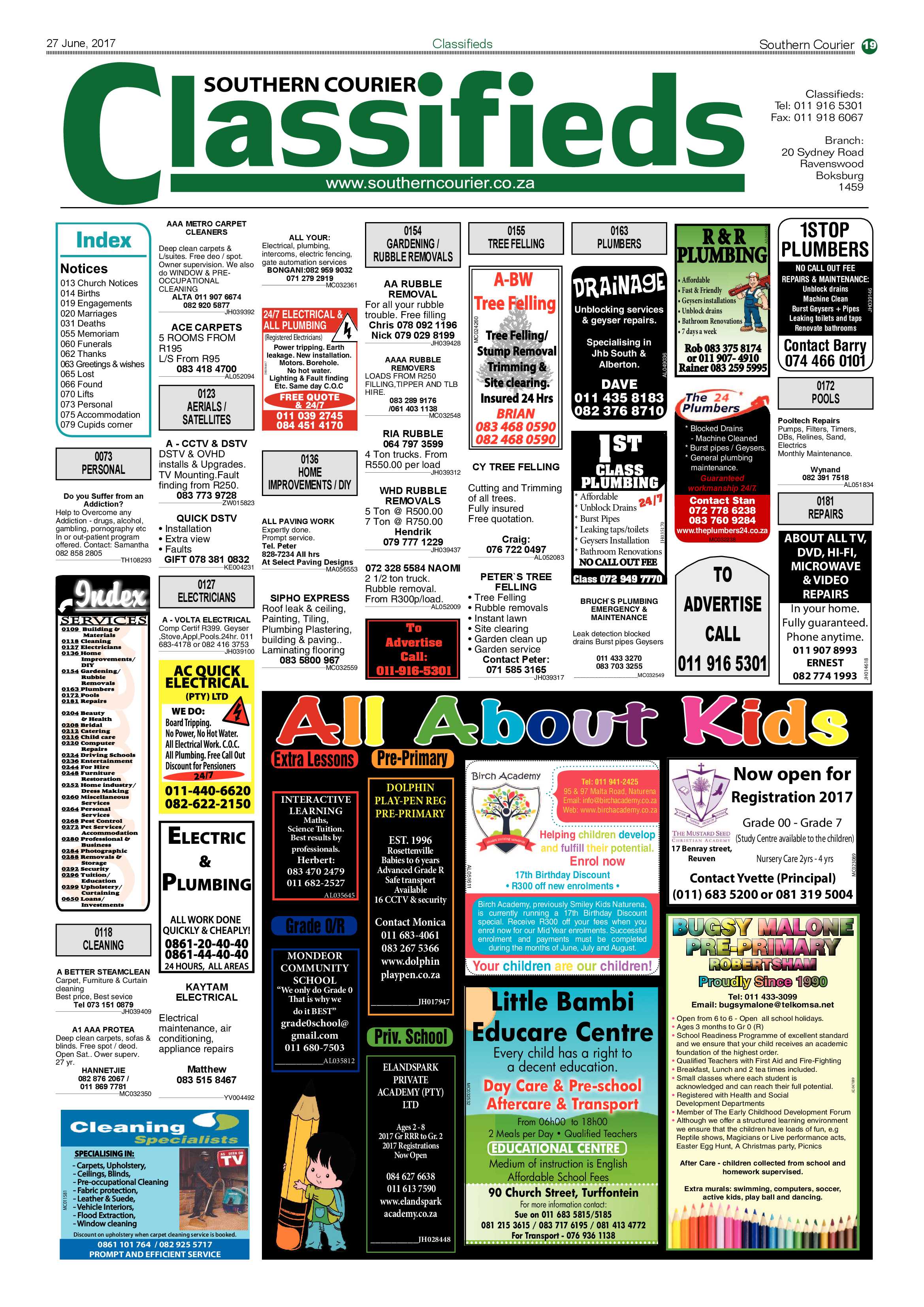 Southern Courier 27 June 2017 page 19