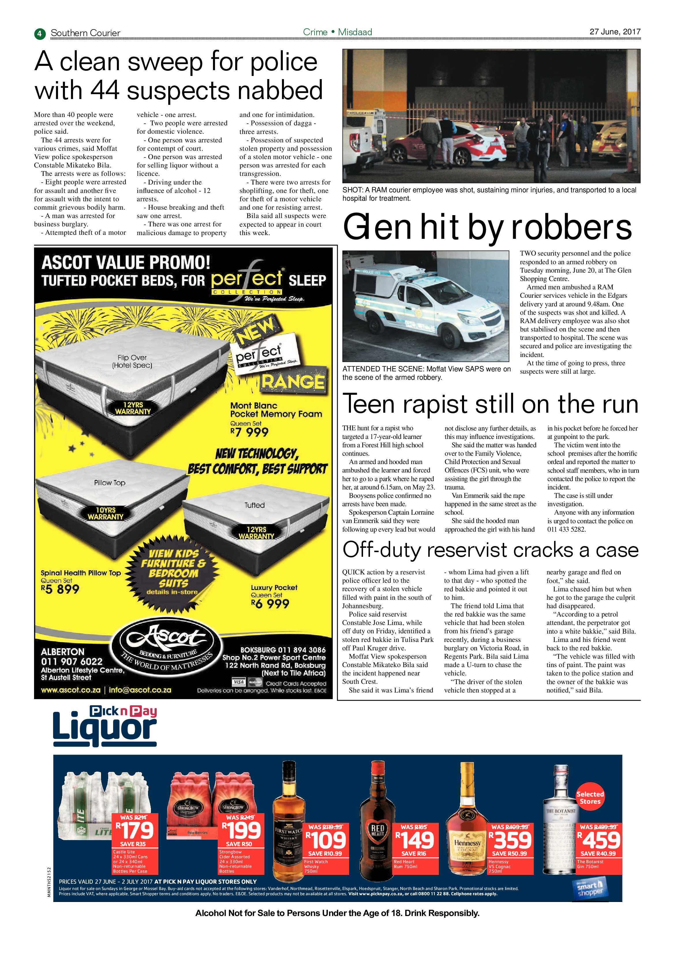 Southern Courier 27 June 2017 page 4