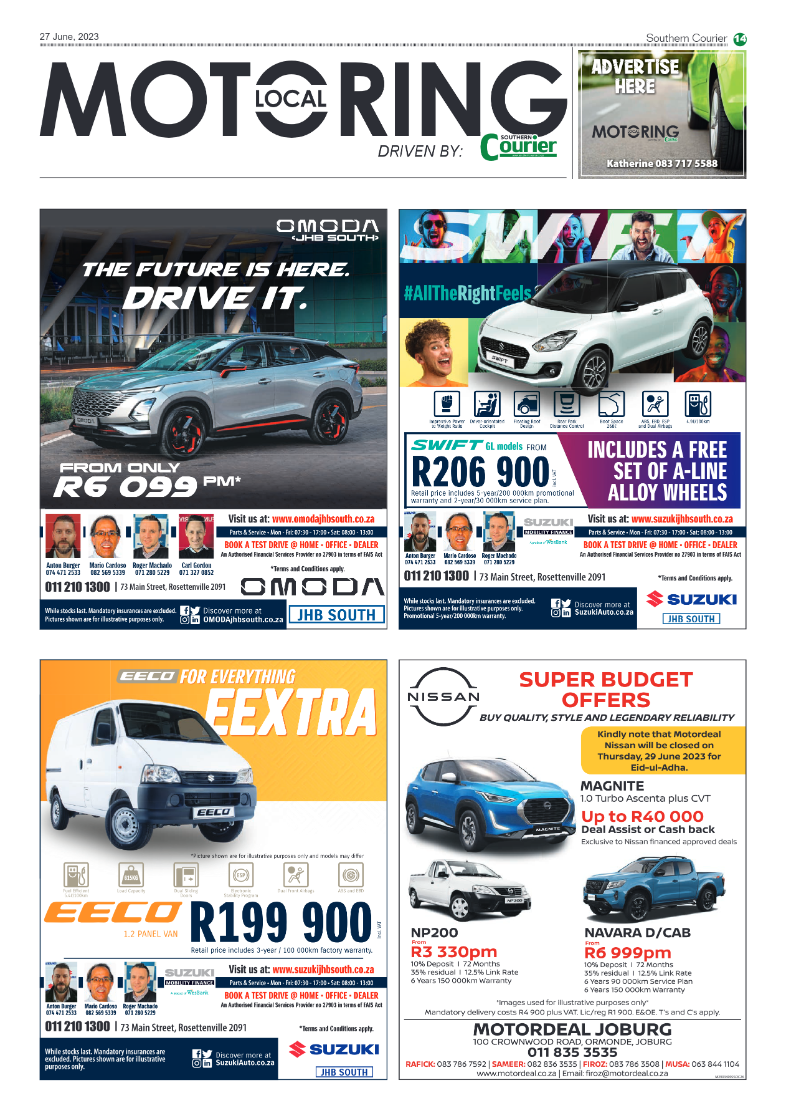 Southern Courier 27 June 2023 page 14