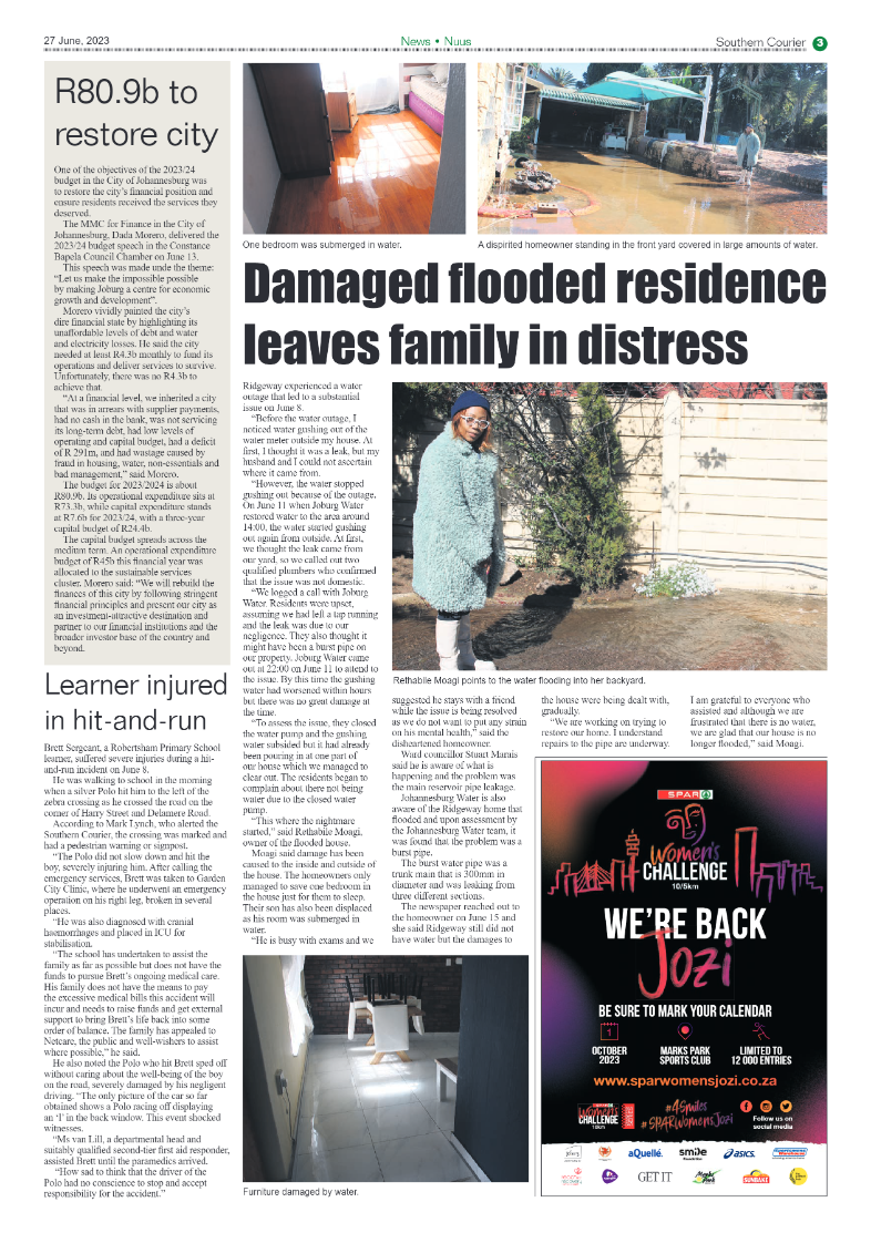 Southern Courier 27 June 2023 page 3