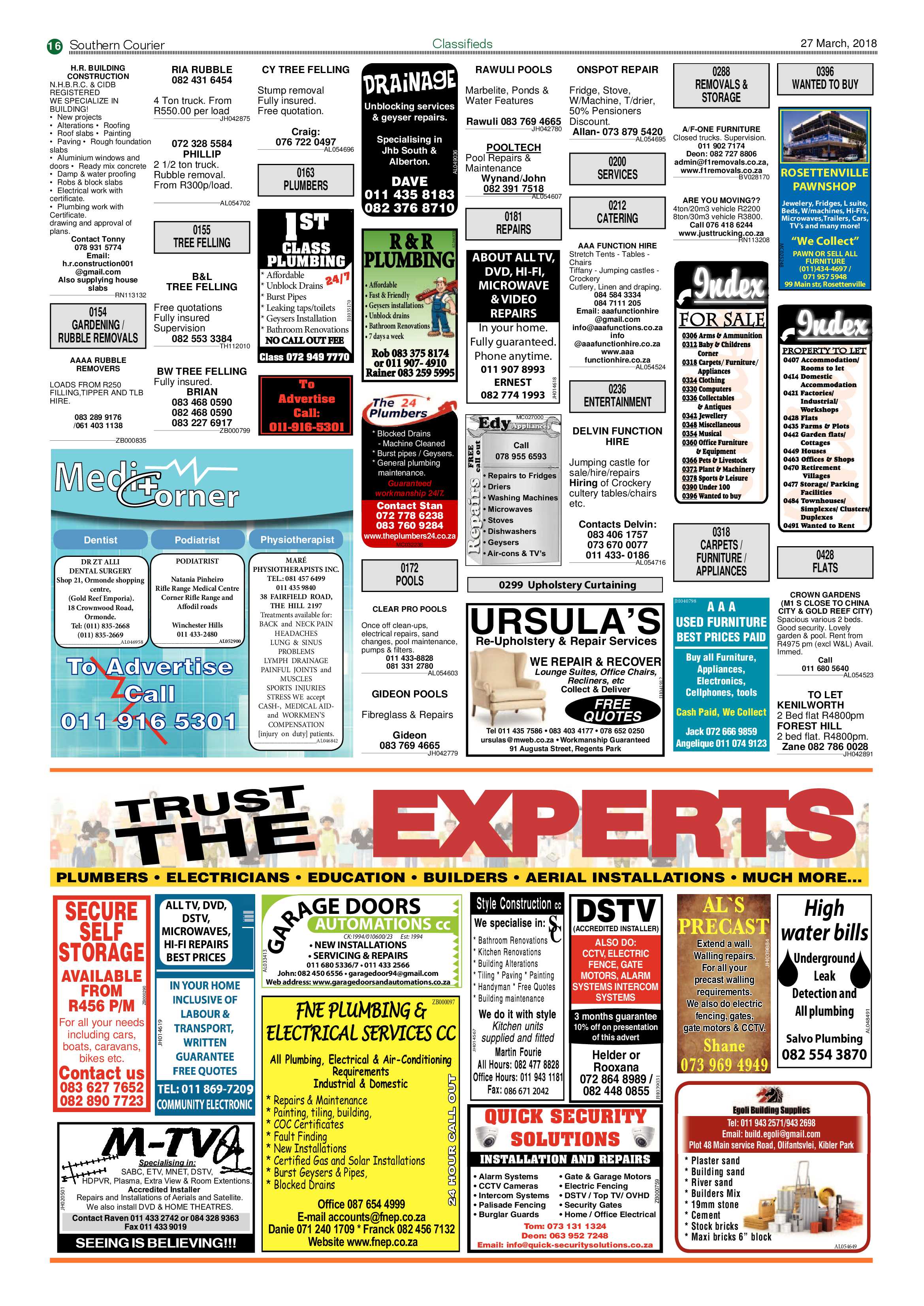 Southern Courier 27 March 2017 page 16