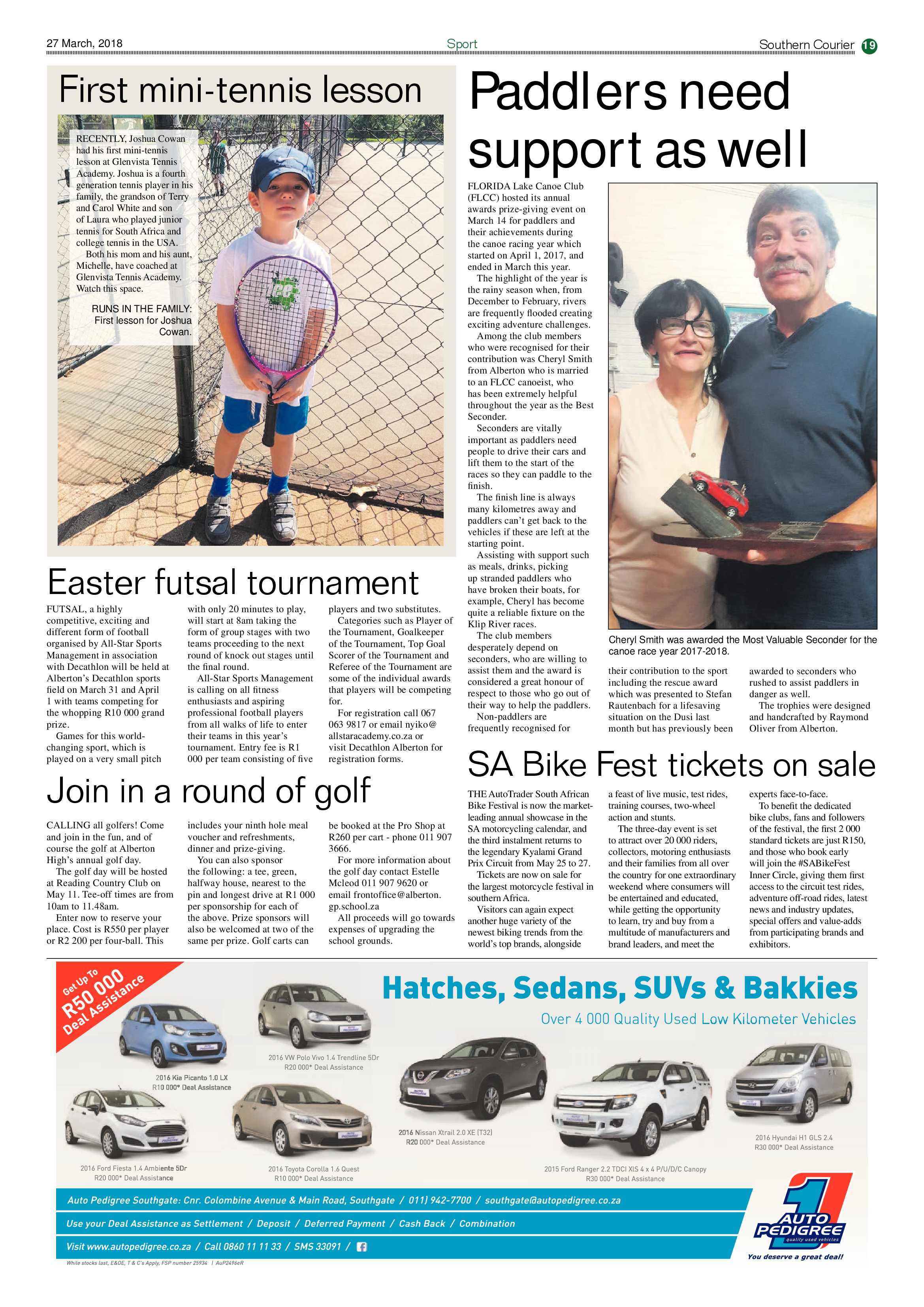 Southern Courier 27 March 2017 page 19