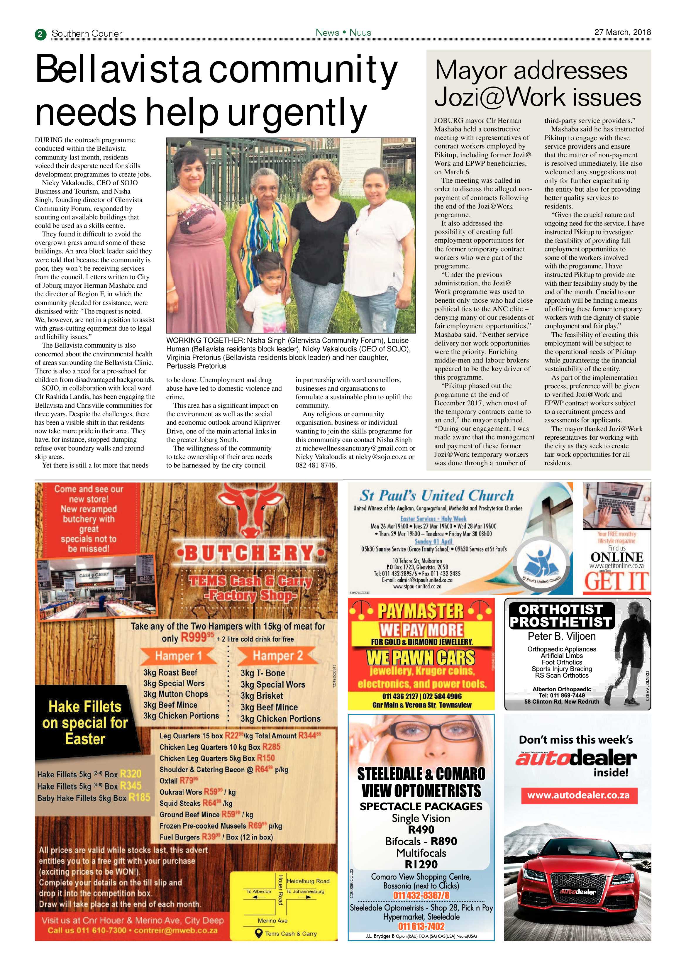 Southern Courier 27 March 2017 page 2