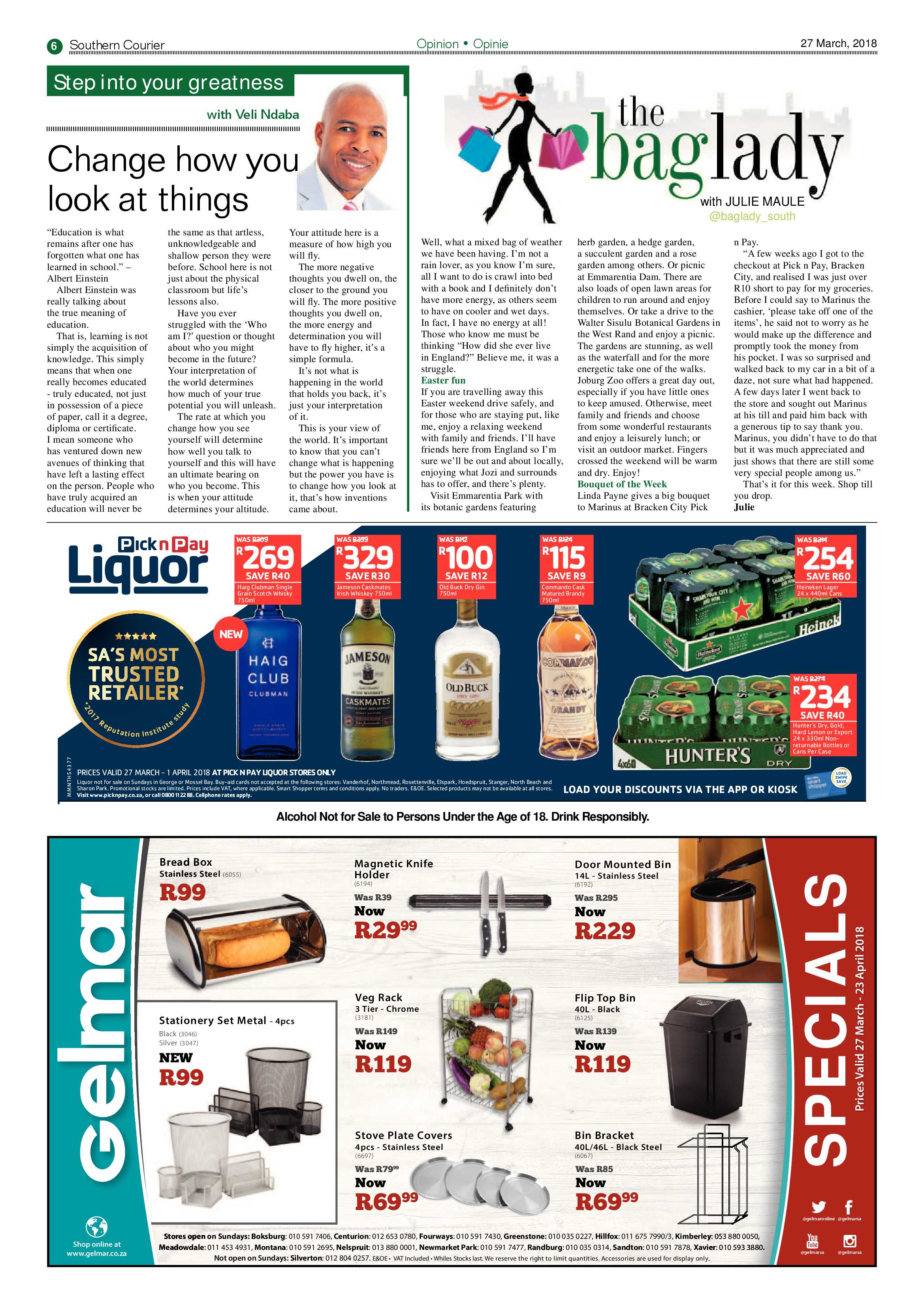 Southern Courier 27 March 2017 page 6