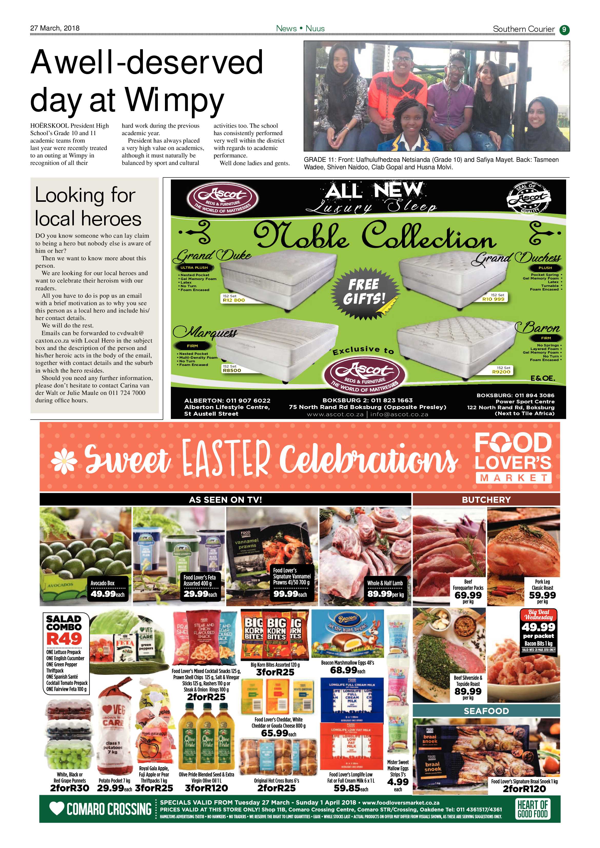 Southern Courier 27 March 2017 page 9