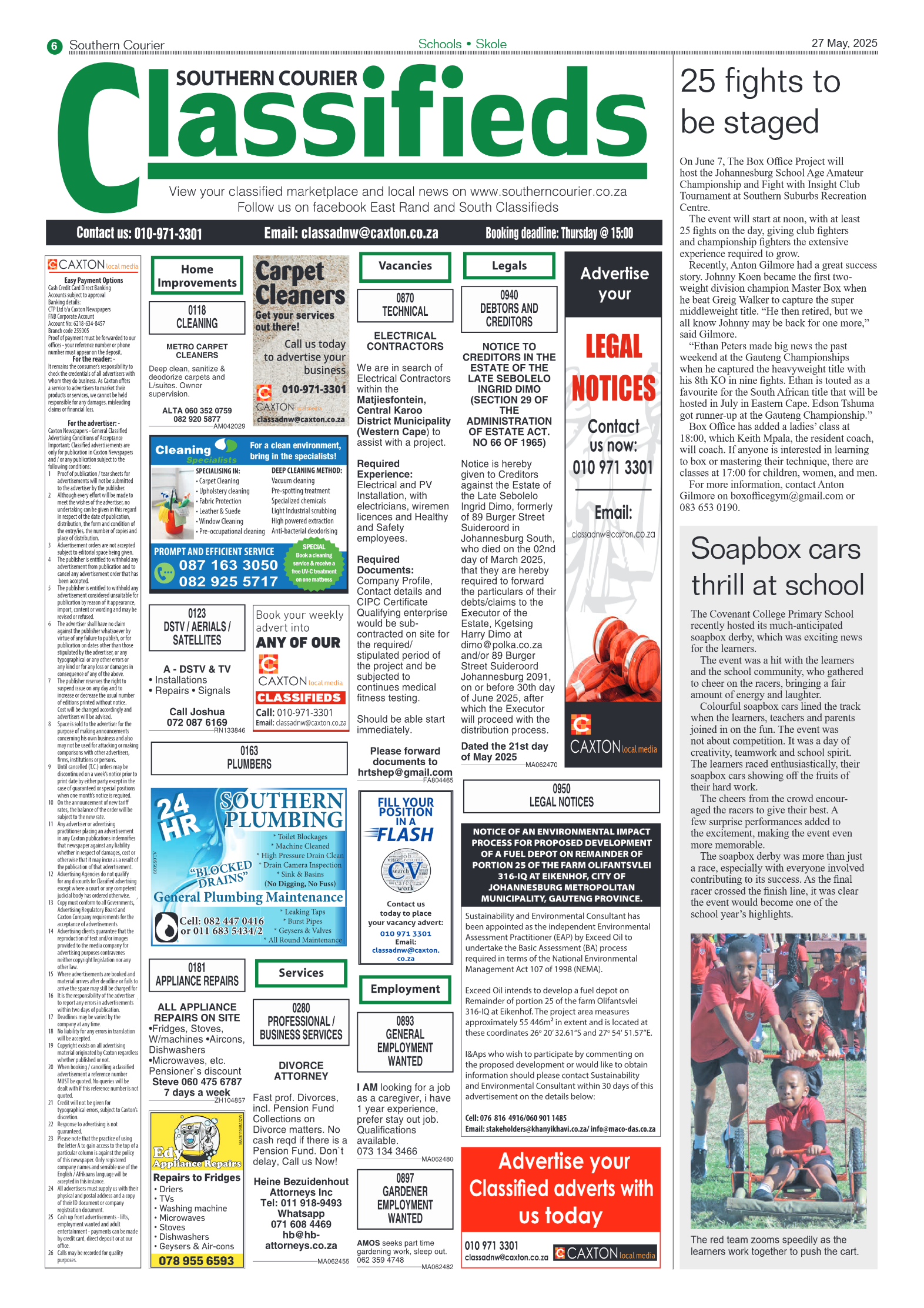 Southern Courier 27 May 2025 page 6