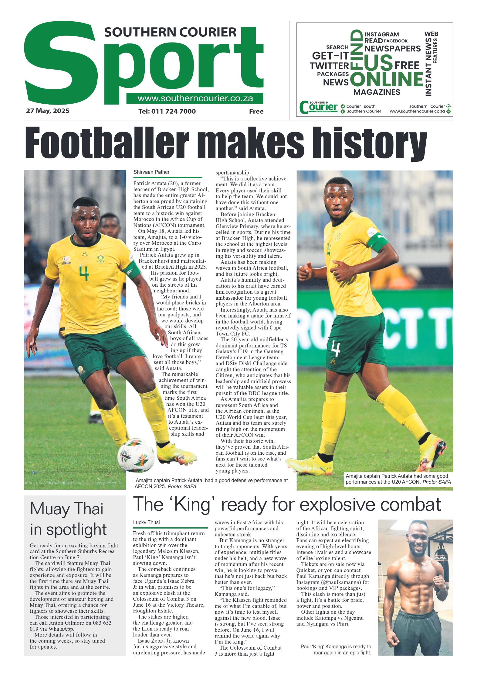 Southern Courier 27 May 2025 page 8