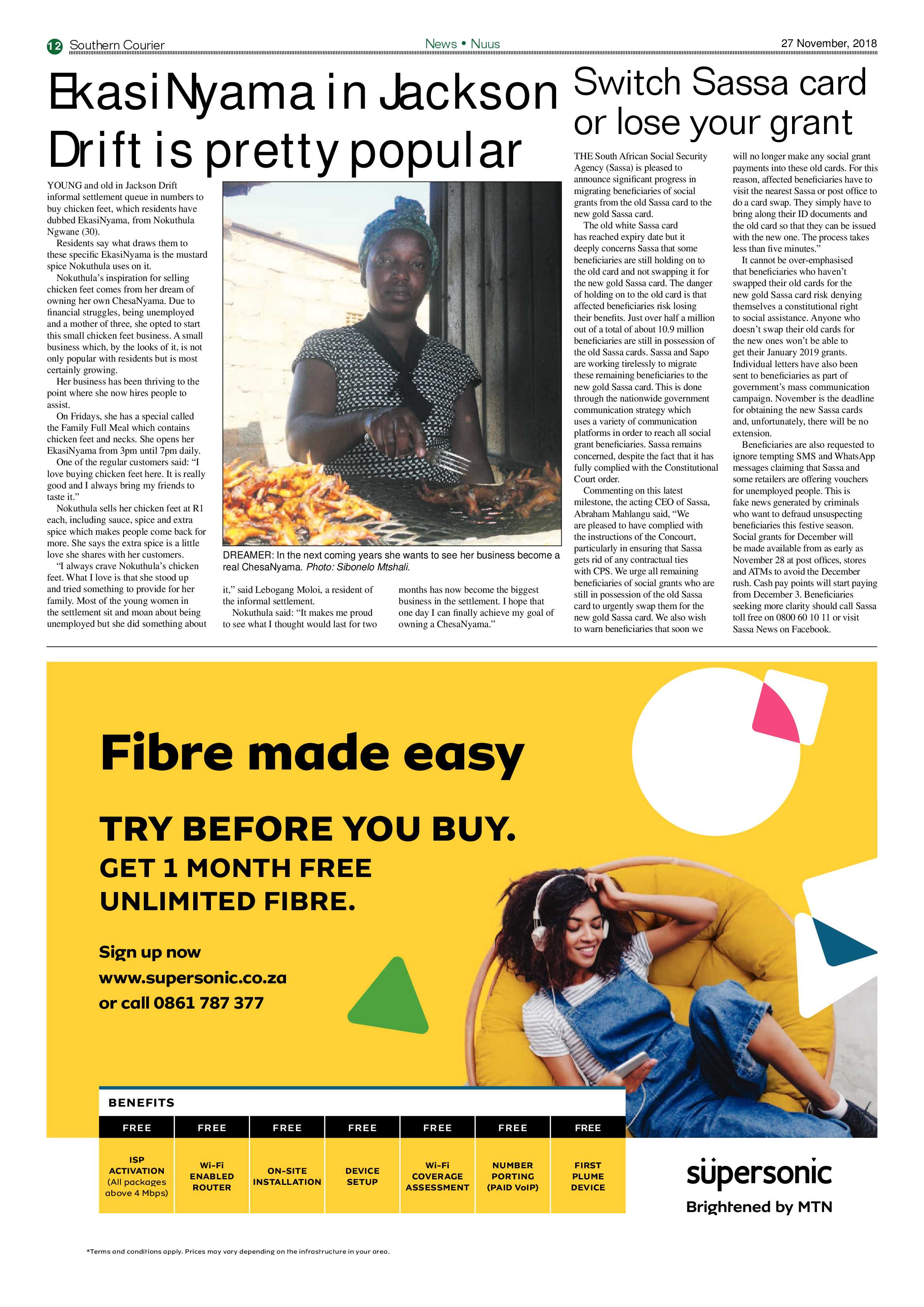 Southern Courier 27 November 2018 page 12