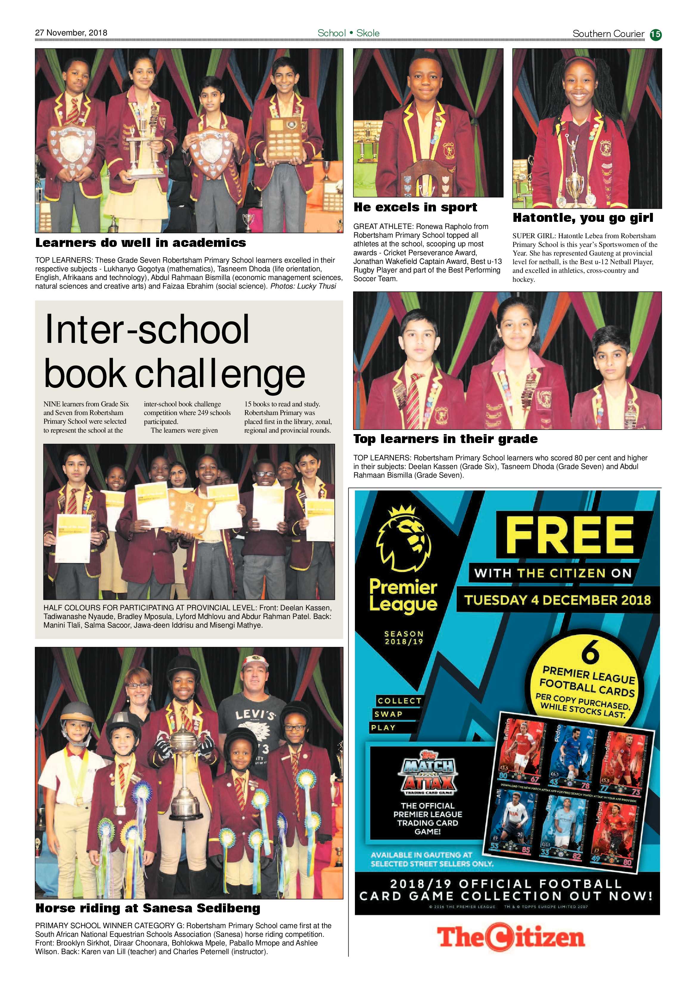 Southern Courier 27 November 2018 page 15