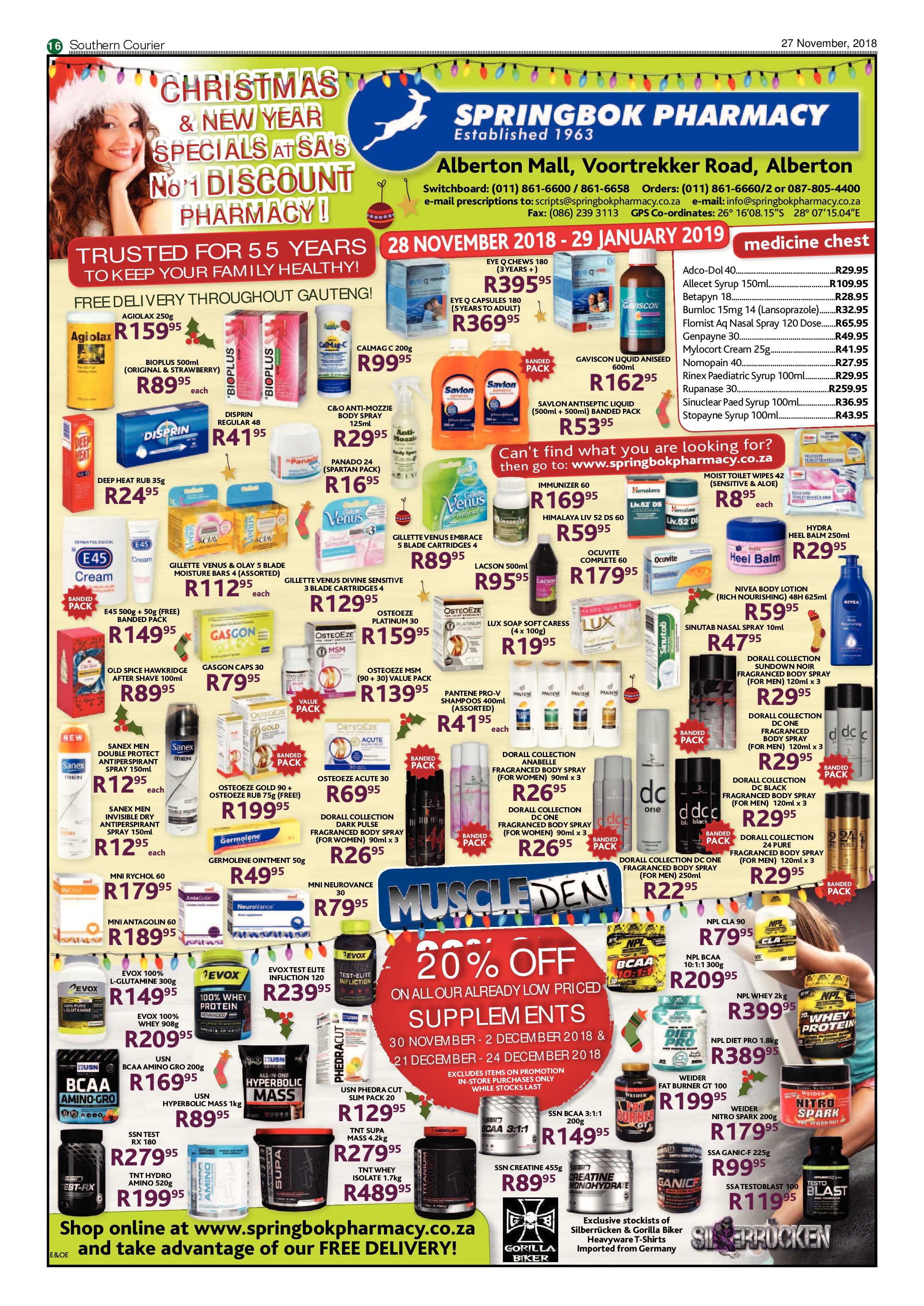 Southern Courier 27 November 2018 page 16