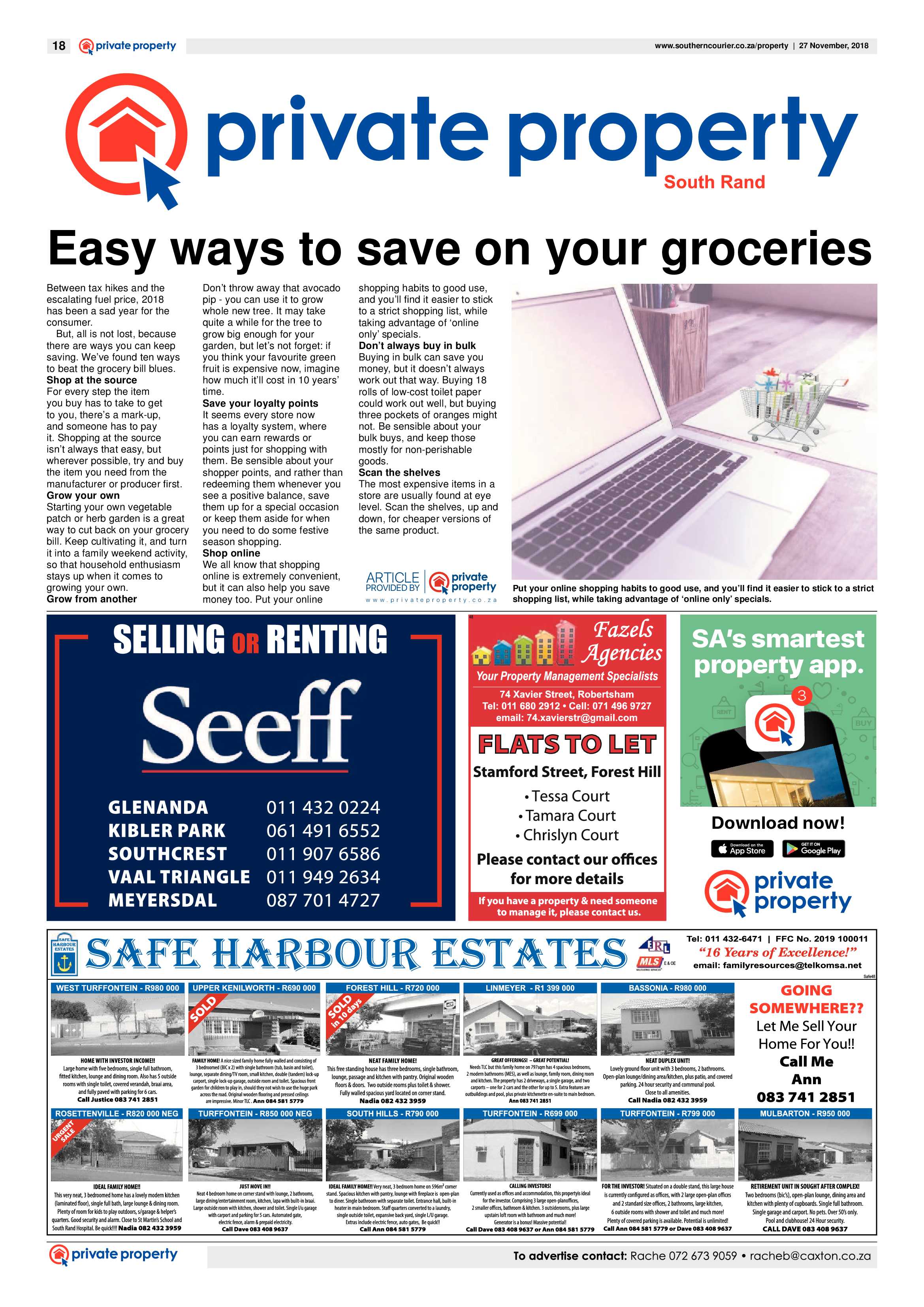 Southern Courier 27 November 2018 page 18