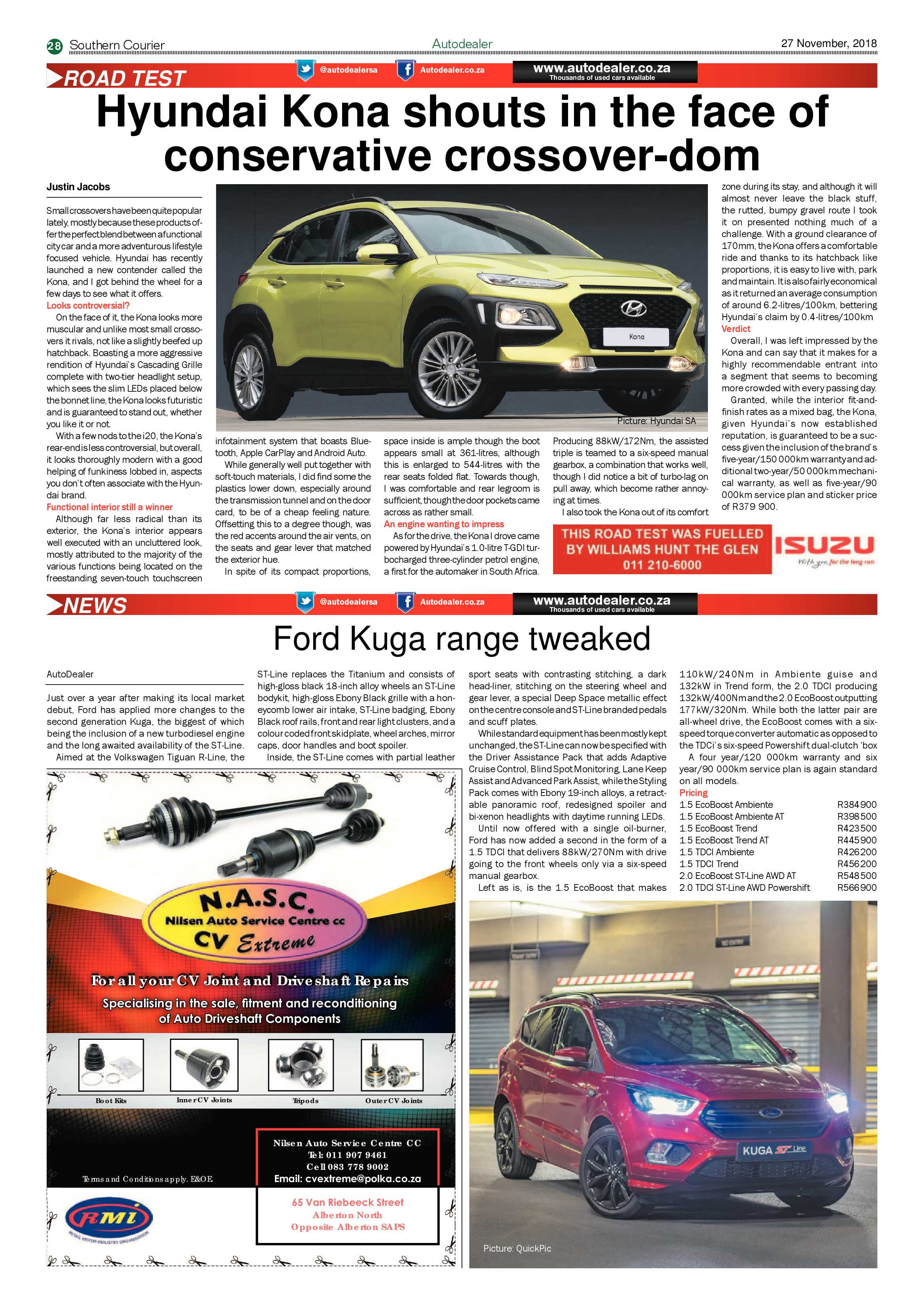 Southern Courier 27 November 2018 page 28