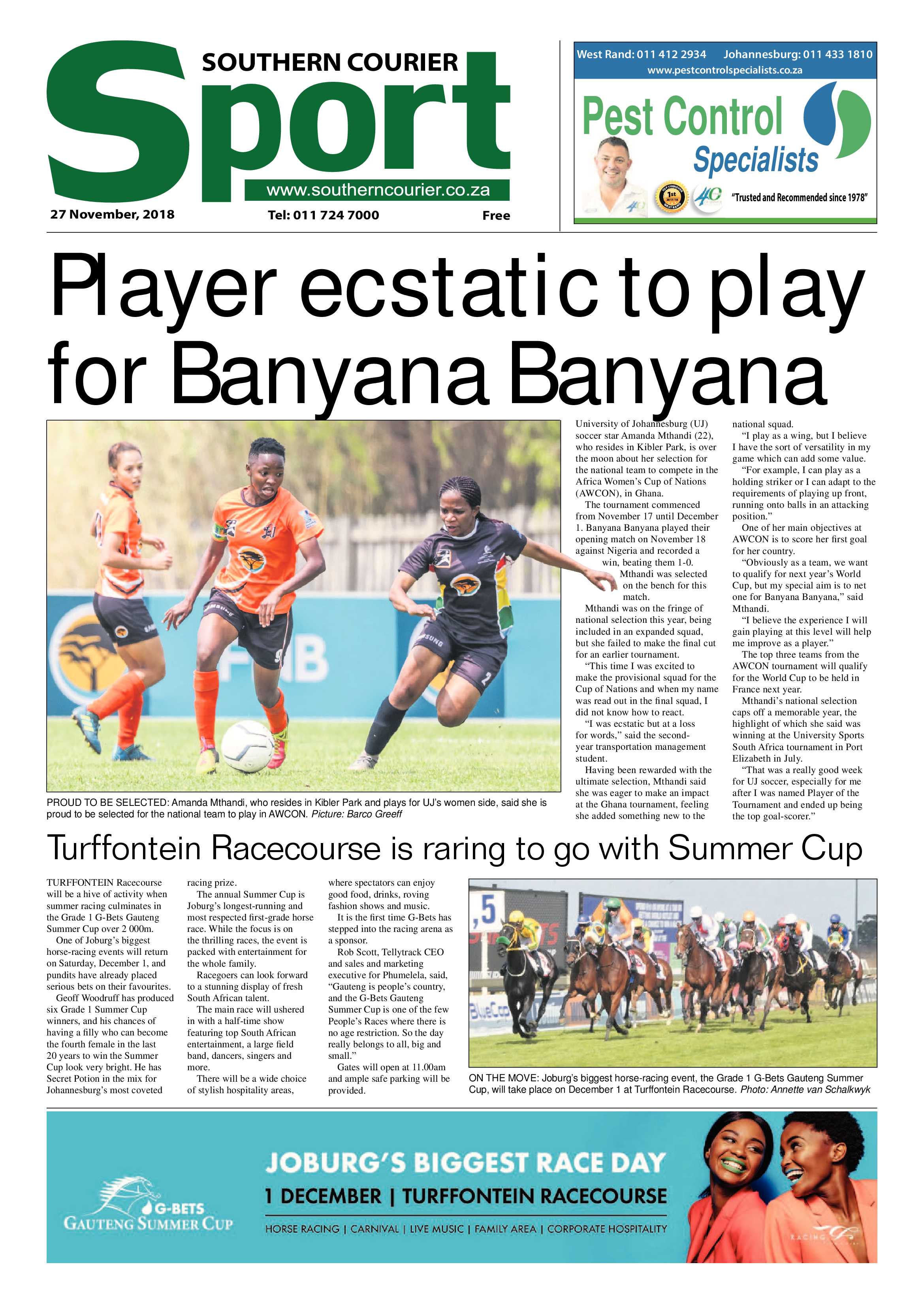 Southern Courier 27 November 2018 page 32