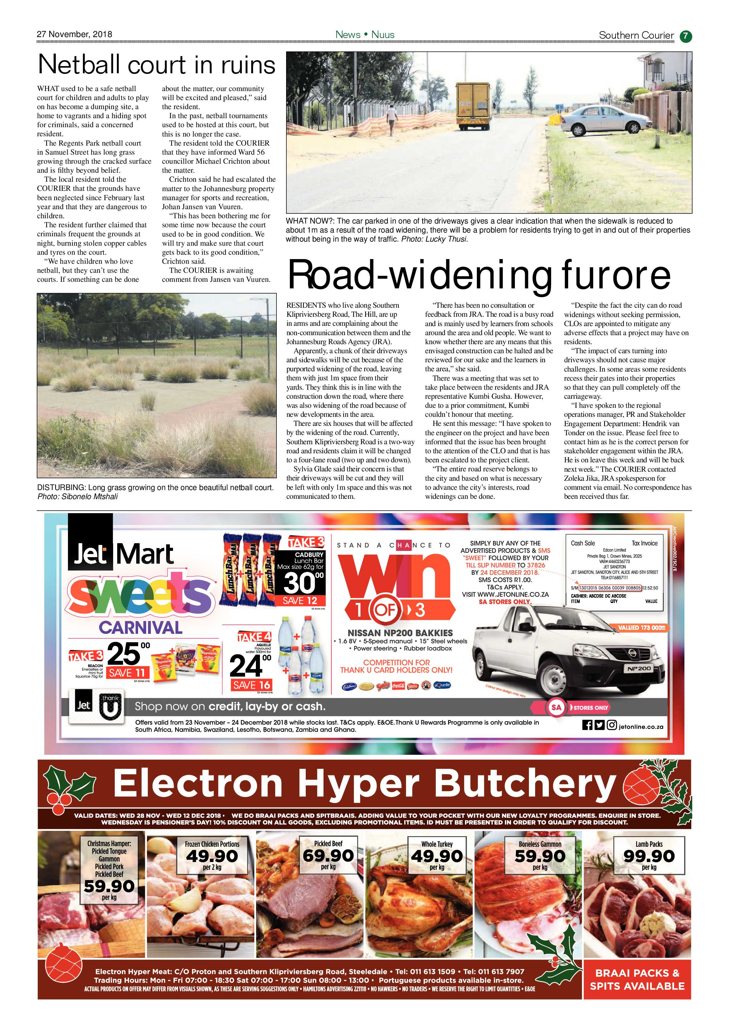 Southern Courier 27 November 2018 page 7