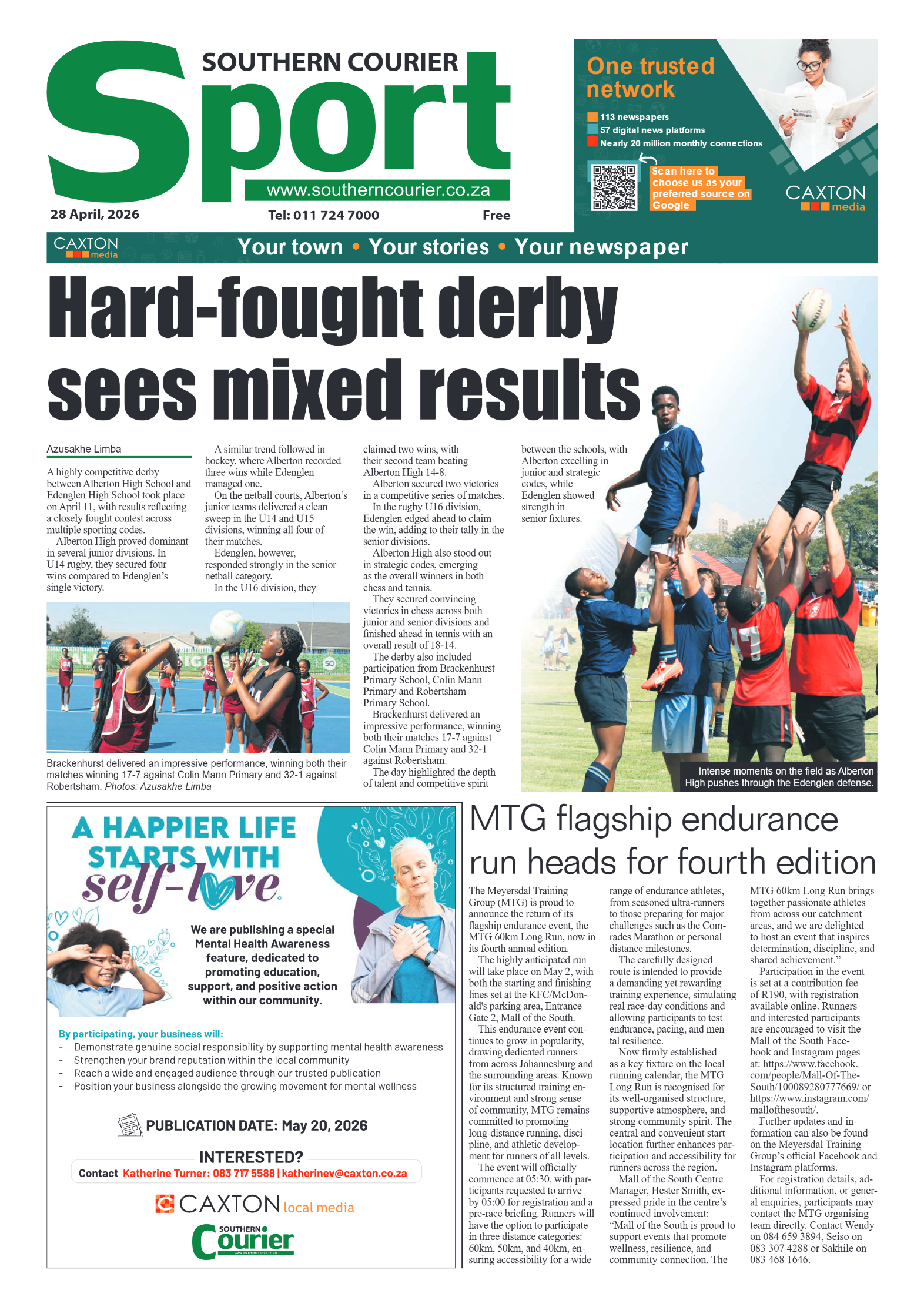 Southern Courier 28 April 2026 page 7