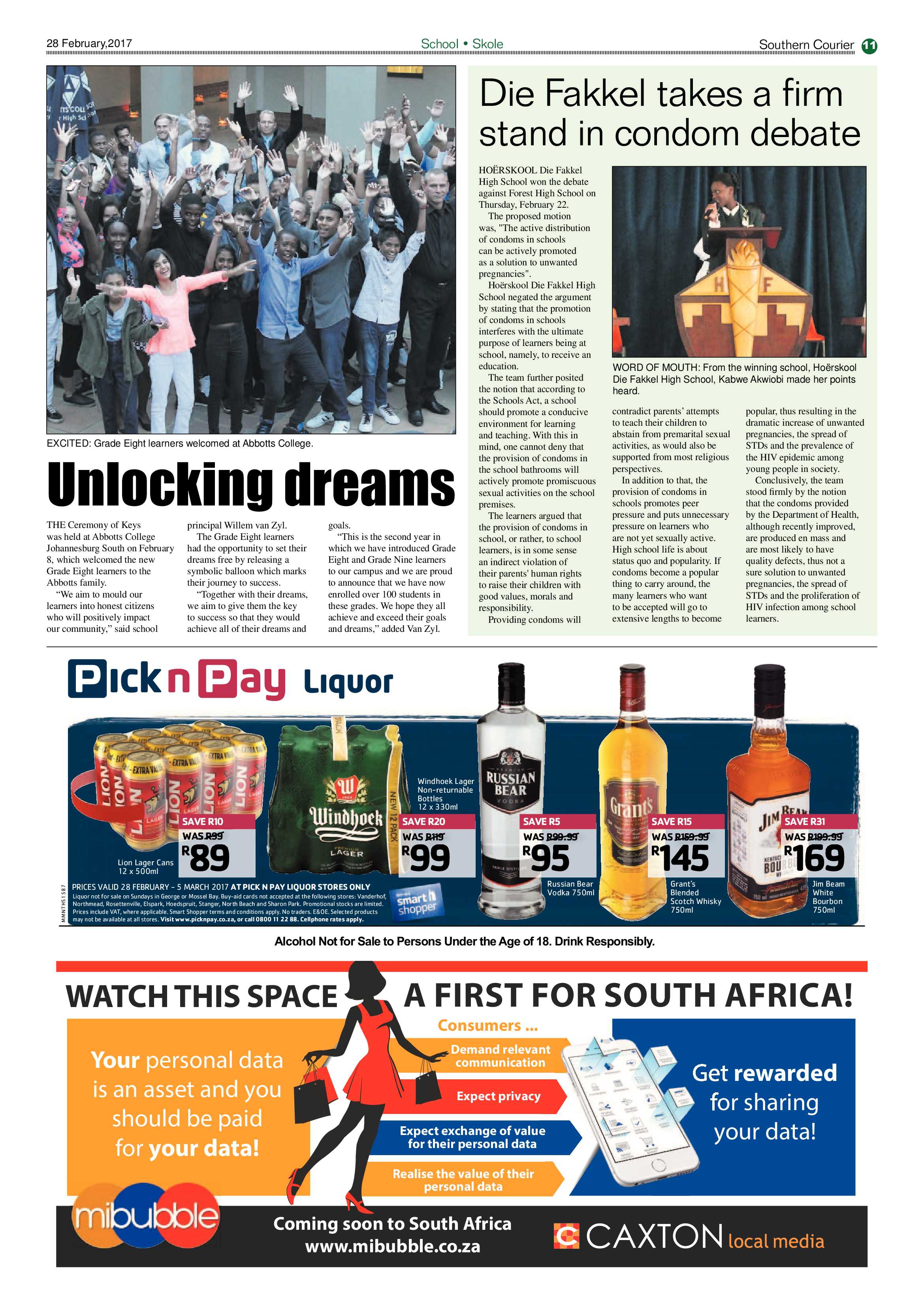 Southern Courier 28 February 2017 page 11
