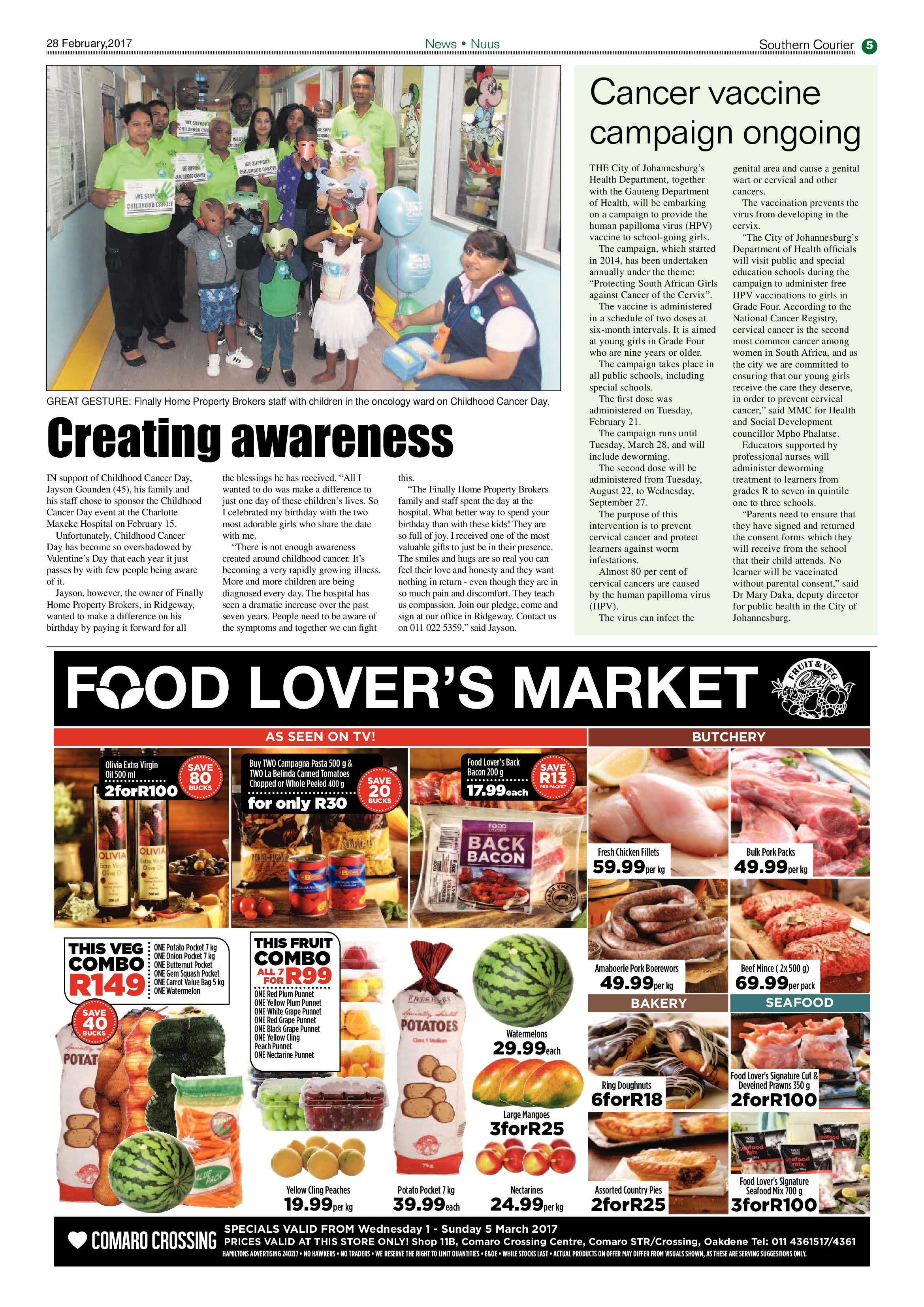 Southern Courier 28 February 2017 page 5