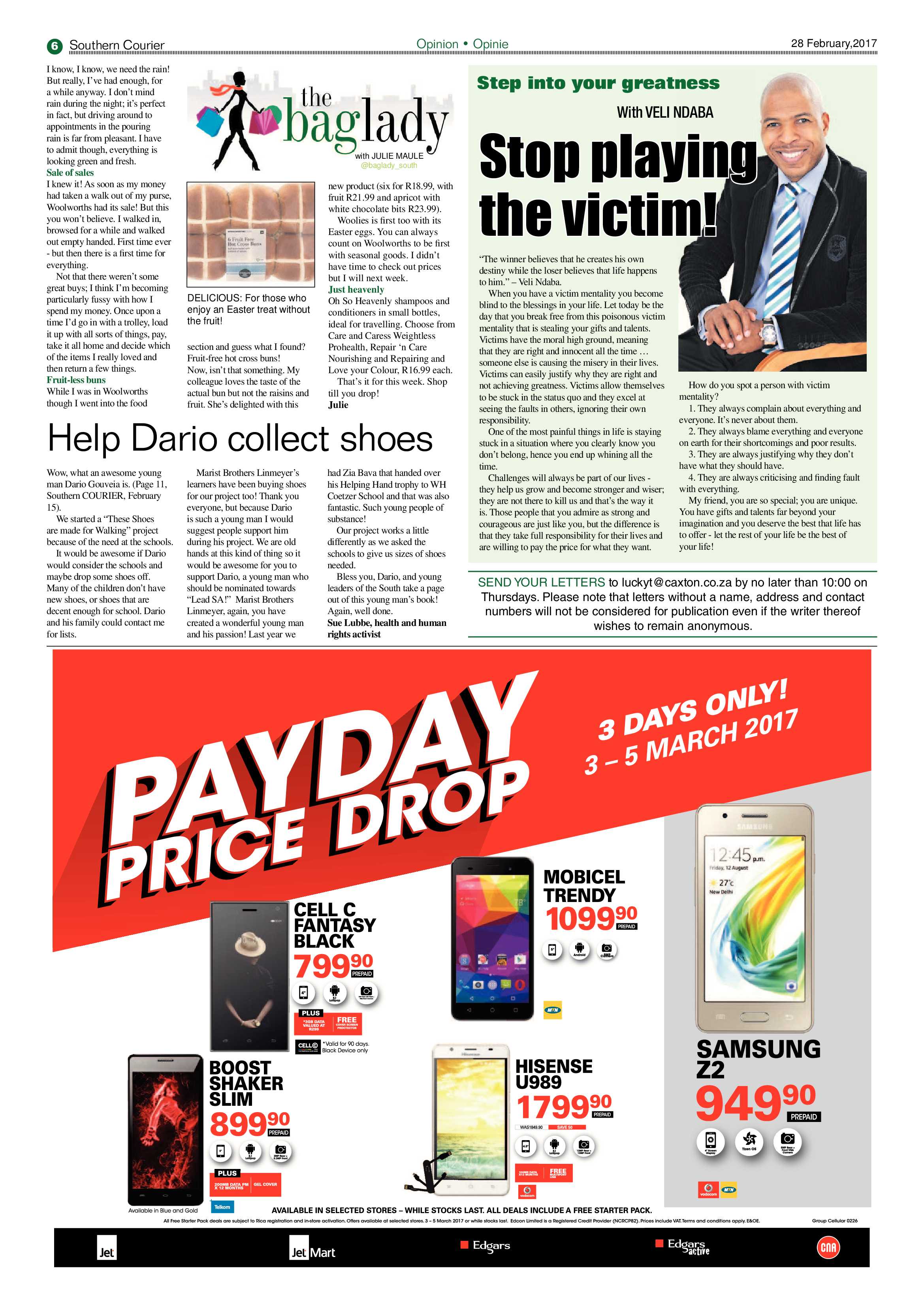 Southern Courier 28 February 2017 page 6