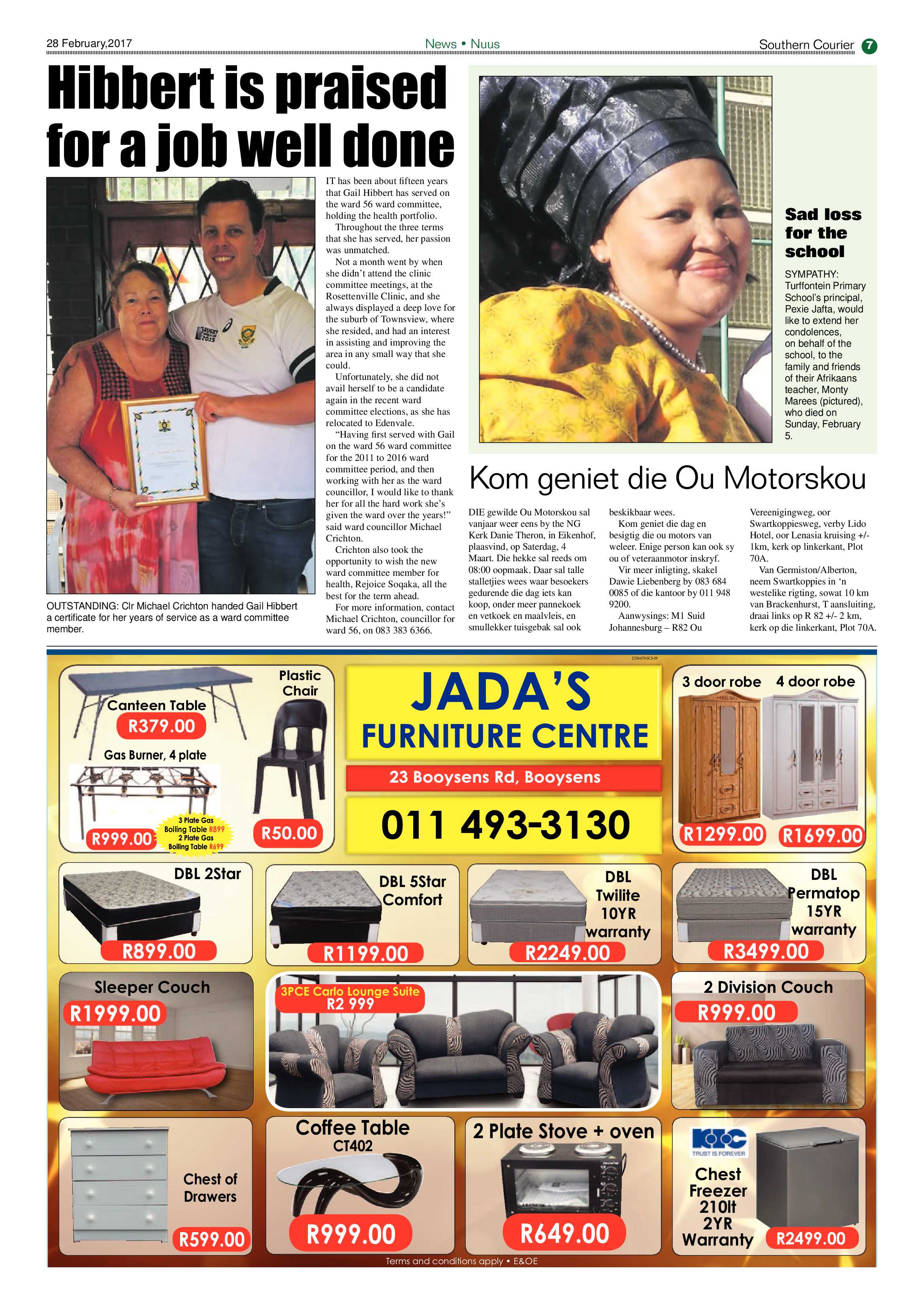 Southern Courier 28 February 2017 page 7