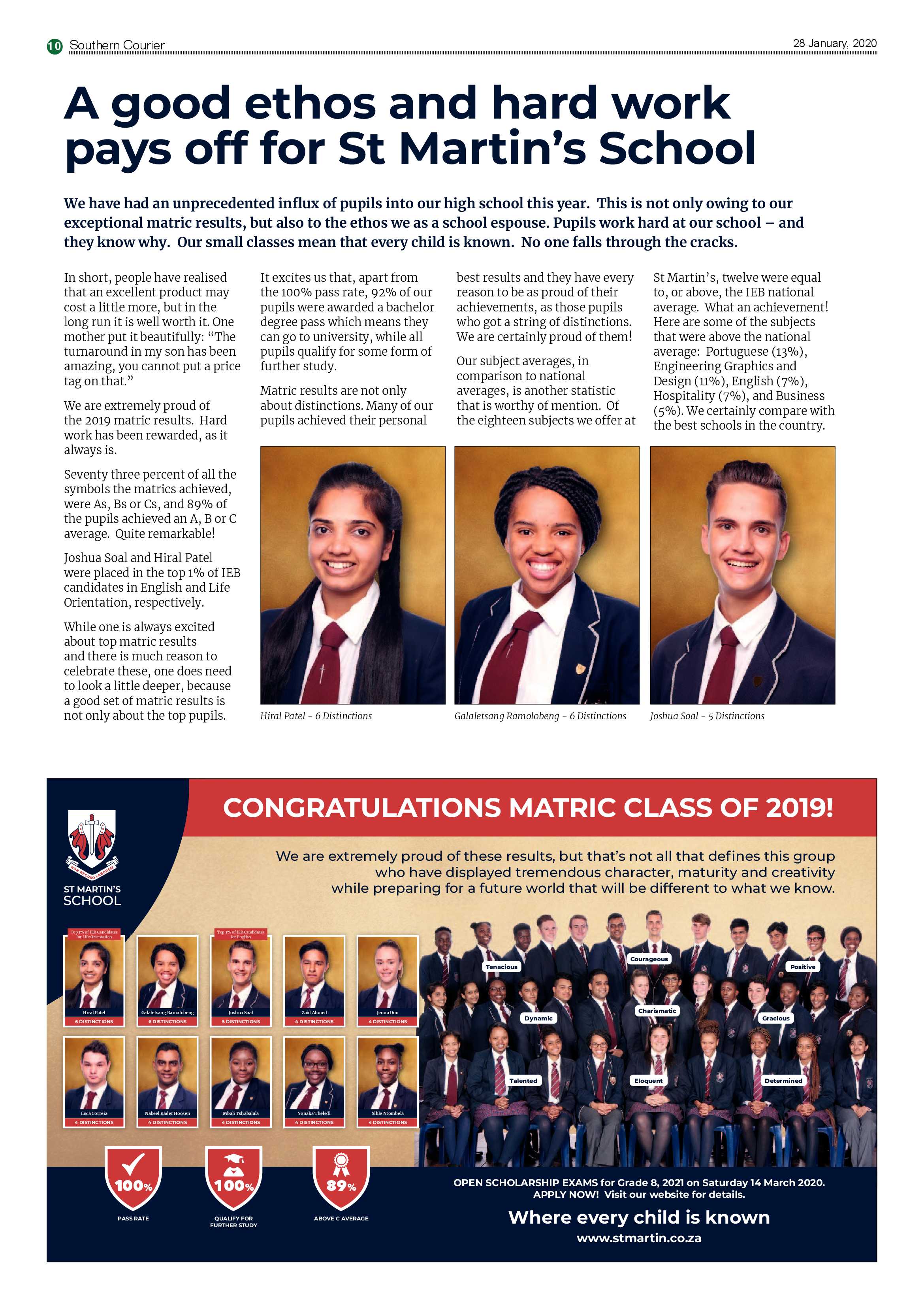 Southern Courier 28 January 2020 page 10