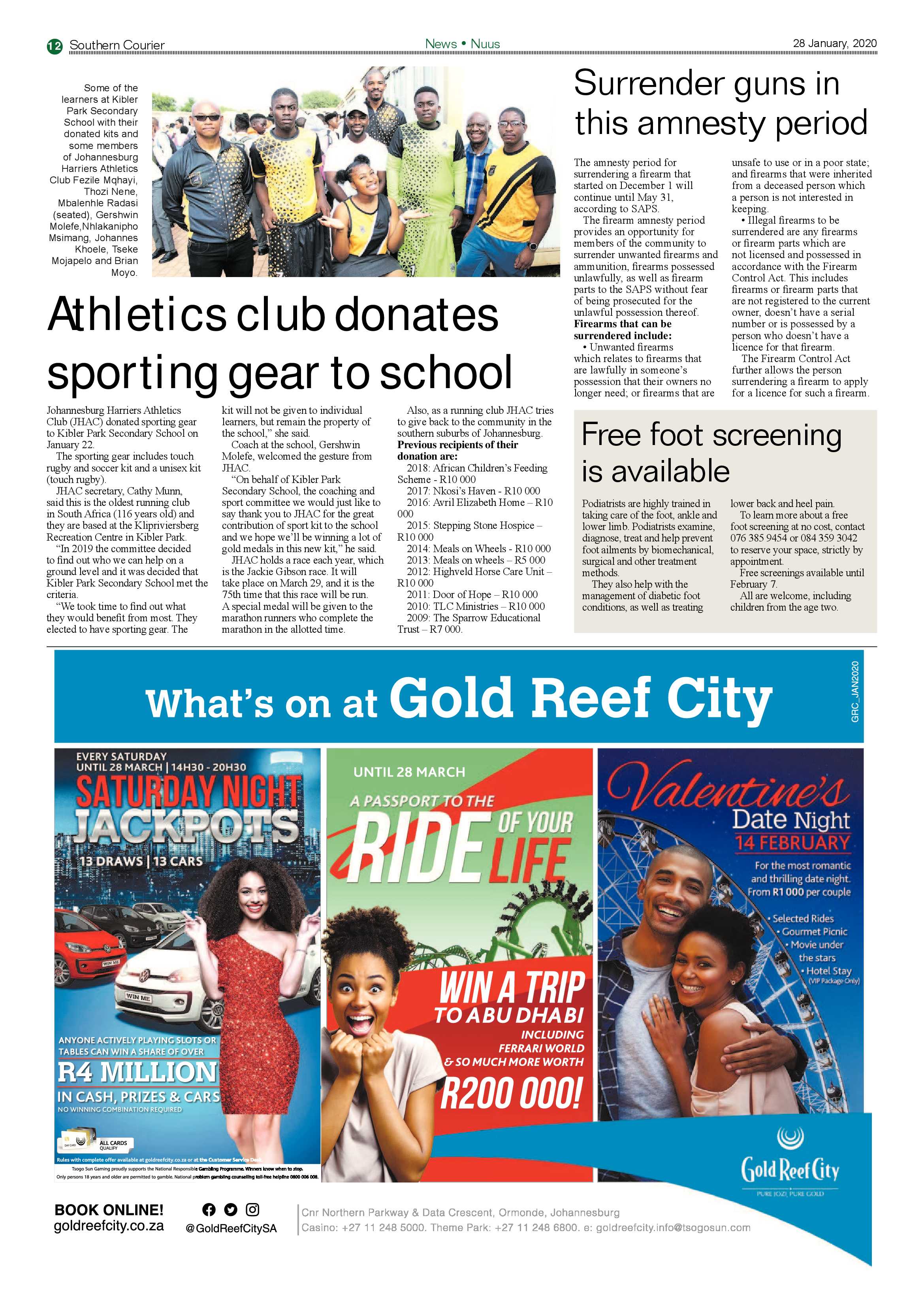 Southern Courier 28 January 2020 page 12