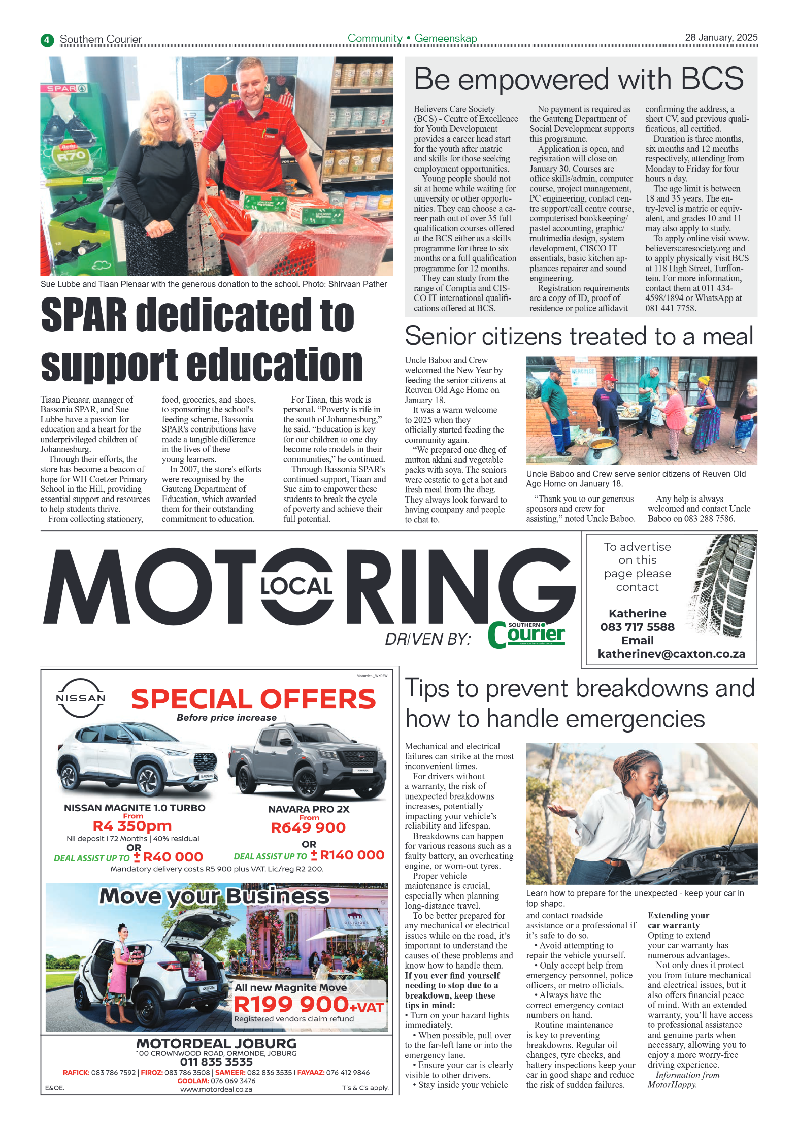 Southern Courier 28 January 2025 page 6